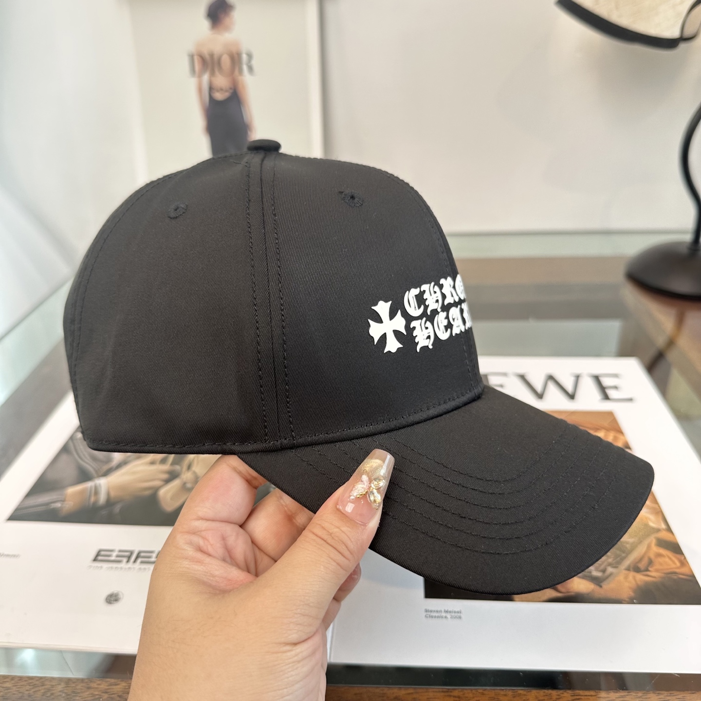 Chrome hearts 克罗心 新款十字架 高品质棒球帽，高端定制版！网红时尚博主同款！墙裂推荐！质
