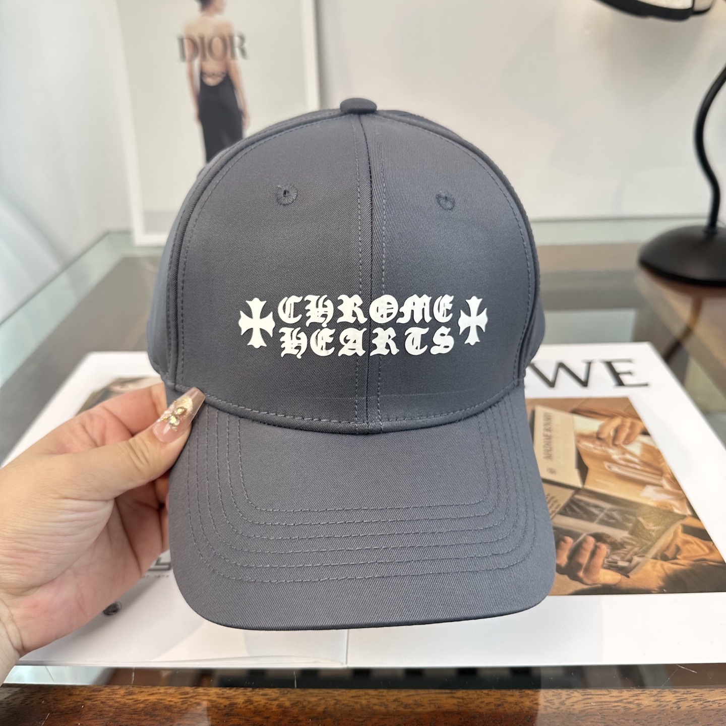 Chrome hearts 克罗心 新款十字架 高品质棒球帽，高端定制版！网红时尚博主同款！墙裂推荐！质