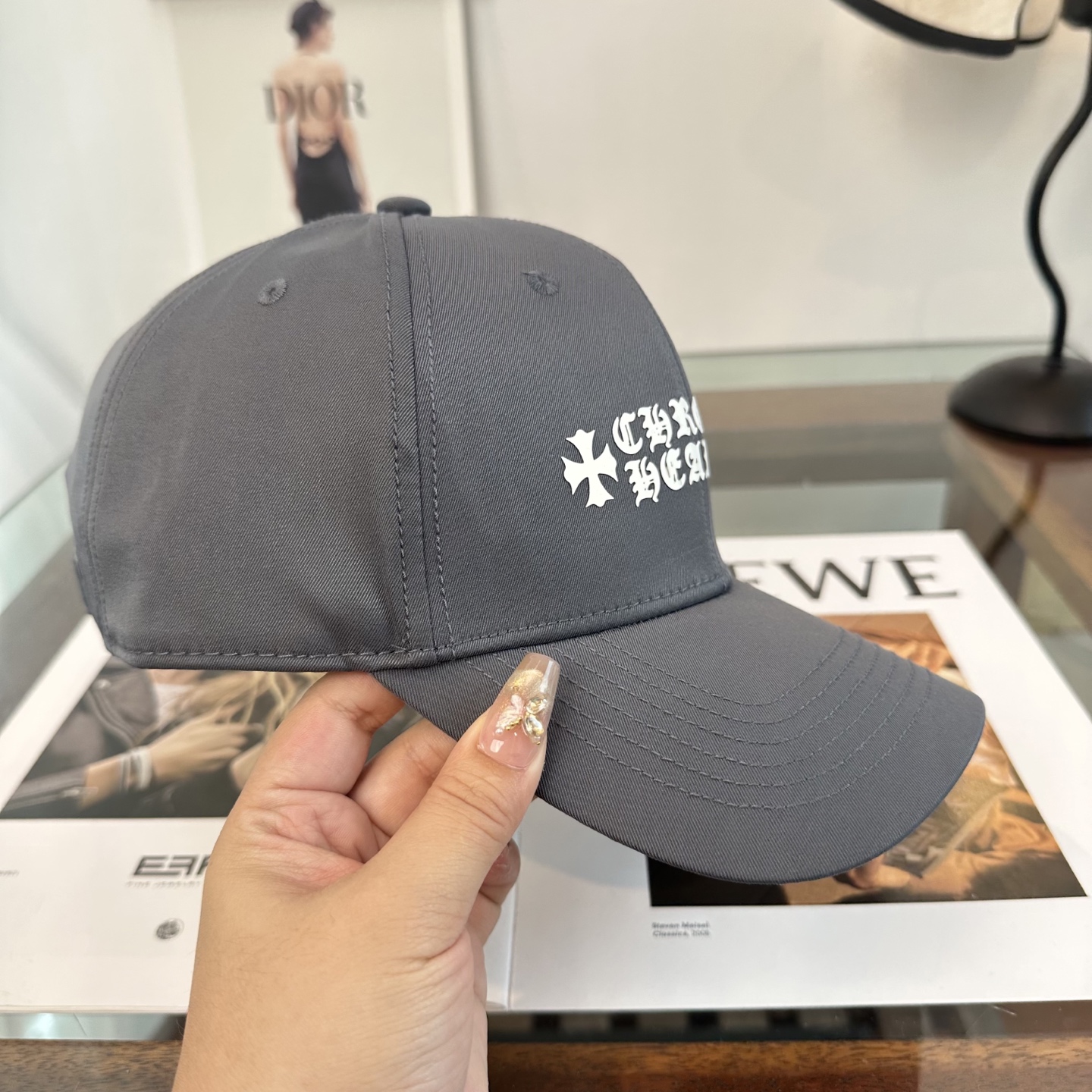 Chrome hearts 克罗心 新款十字架 高品质棒球帽，高端定制版！网红时尚博主同款！墙裂推荐！质