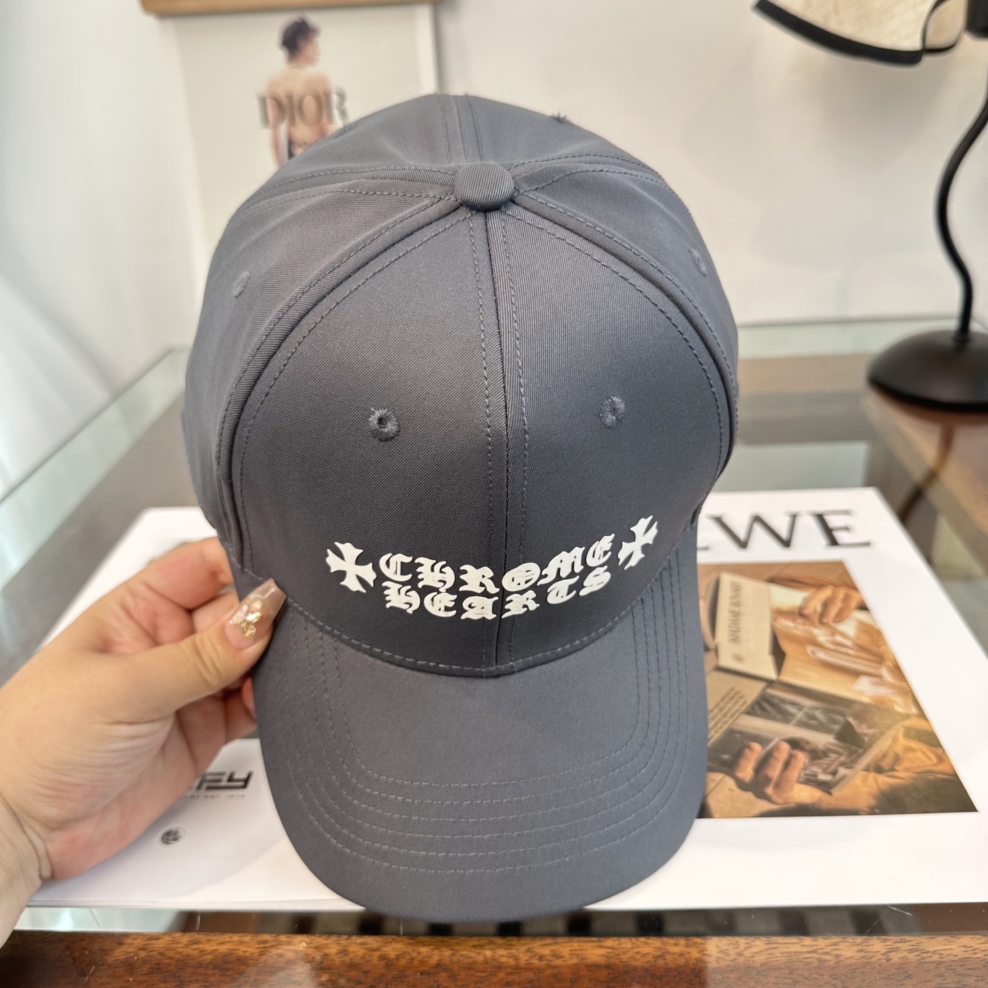 Chrome hearts 克罗心 新款十字架 高品质棒球帽，高端定制版！网红时尚博主同款！墙裂推荐！质