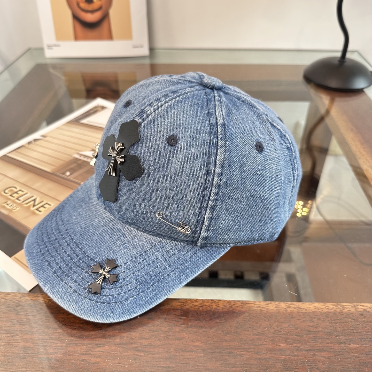 Chrome hearts 克罗心 新款十字架 高品质棒球帽，高端定制版！网红时尚博主同款！墙裂推荐！质