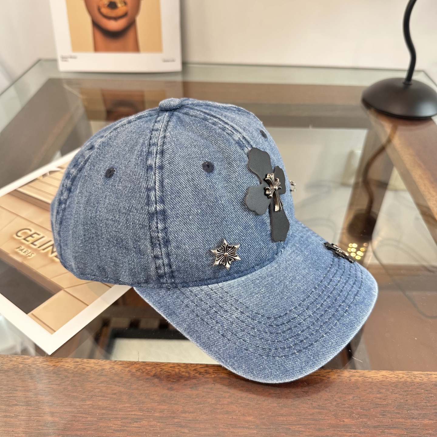 Chrome hearts 克罗心 新款十字架 高品质棒球帽，高端定制版！网红时尚博主同款！墙裂推荐！质