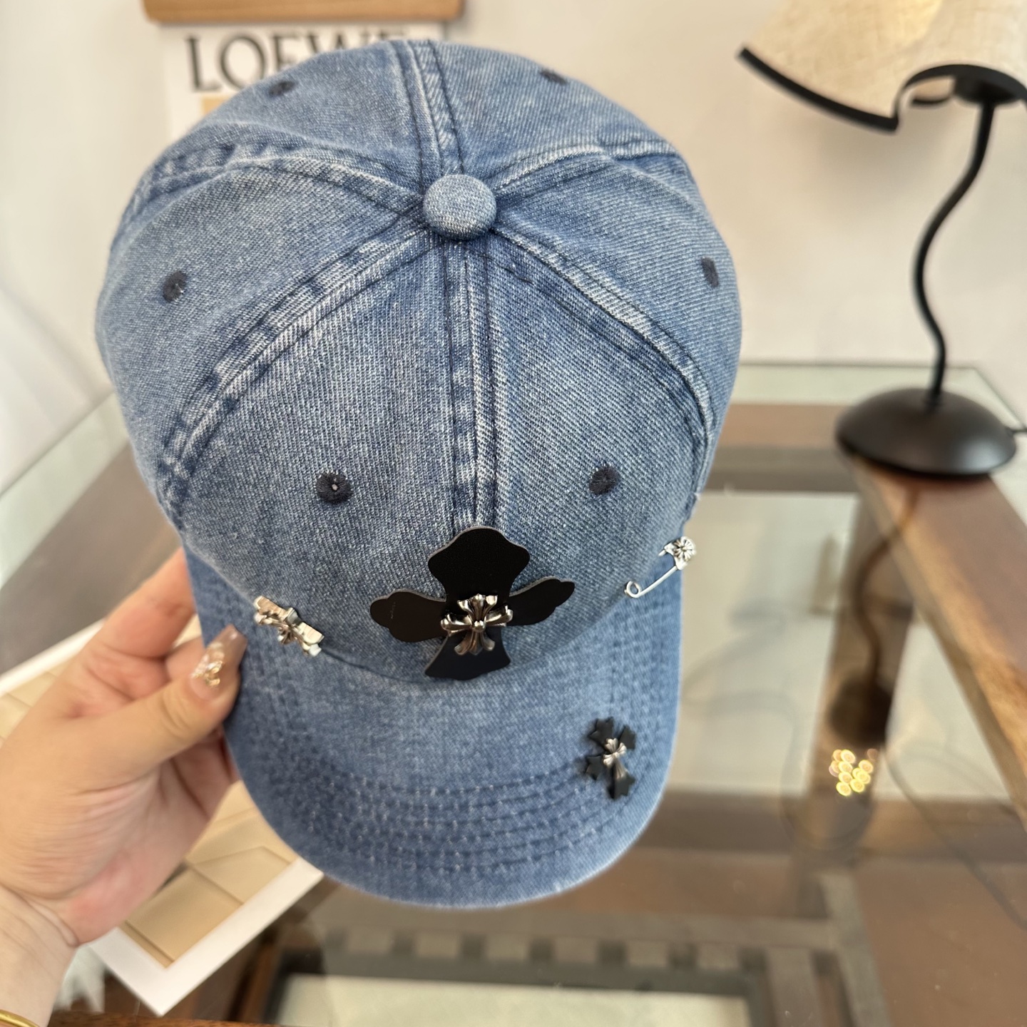 Chrome hearts 克罗心 新款十字架 高品质棒球帽，高端定制版！网红时尚博主同款！墙裂推荐！质