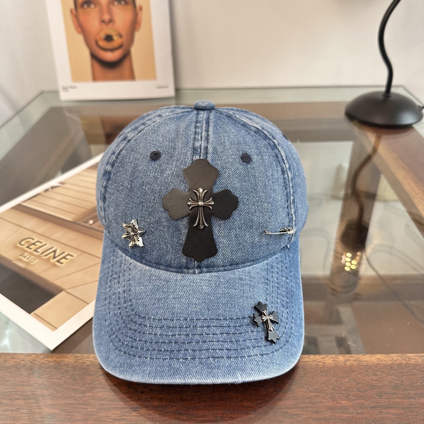 Chrome hearts 克罗心 新款十字架 高品质棒球帽，高端定制版！网红时尚博主同款！墙裂推荐！质