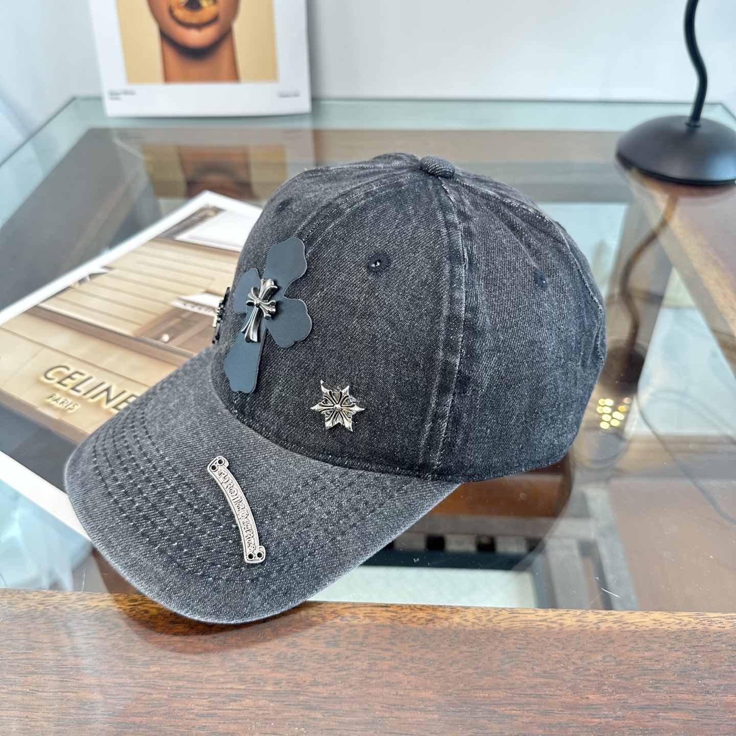 Chrome hearts 克罗心 新款十字架 高品质棒球帽，高端定制版！网红时尚博主同款！墙裂推荐！质