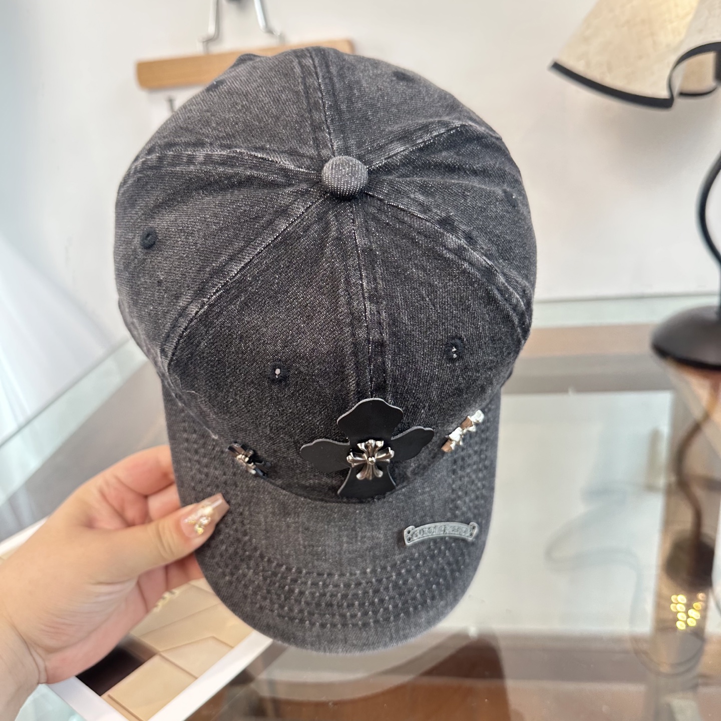 Chrome hearts 克罗心 新款十字架 高品质棒球帽，高端定制版！网红时尚博主同款！墙裂推荐！质