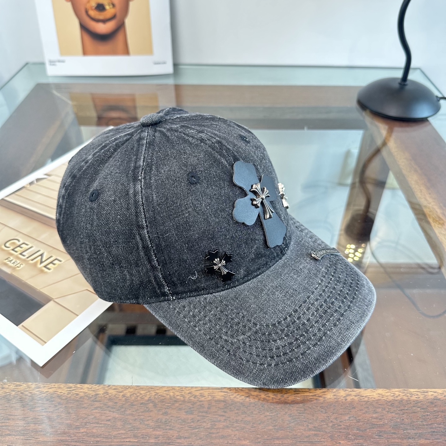 Chrome hearts 克罗心 新款十字架 高品质棒球帽，高端定制版！网红时尚博主同款！墙裂推荐！质
