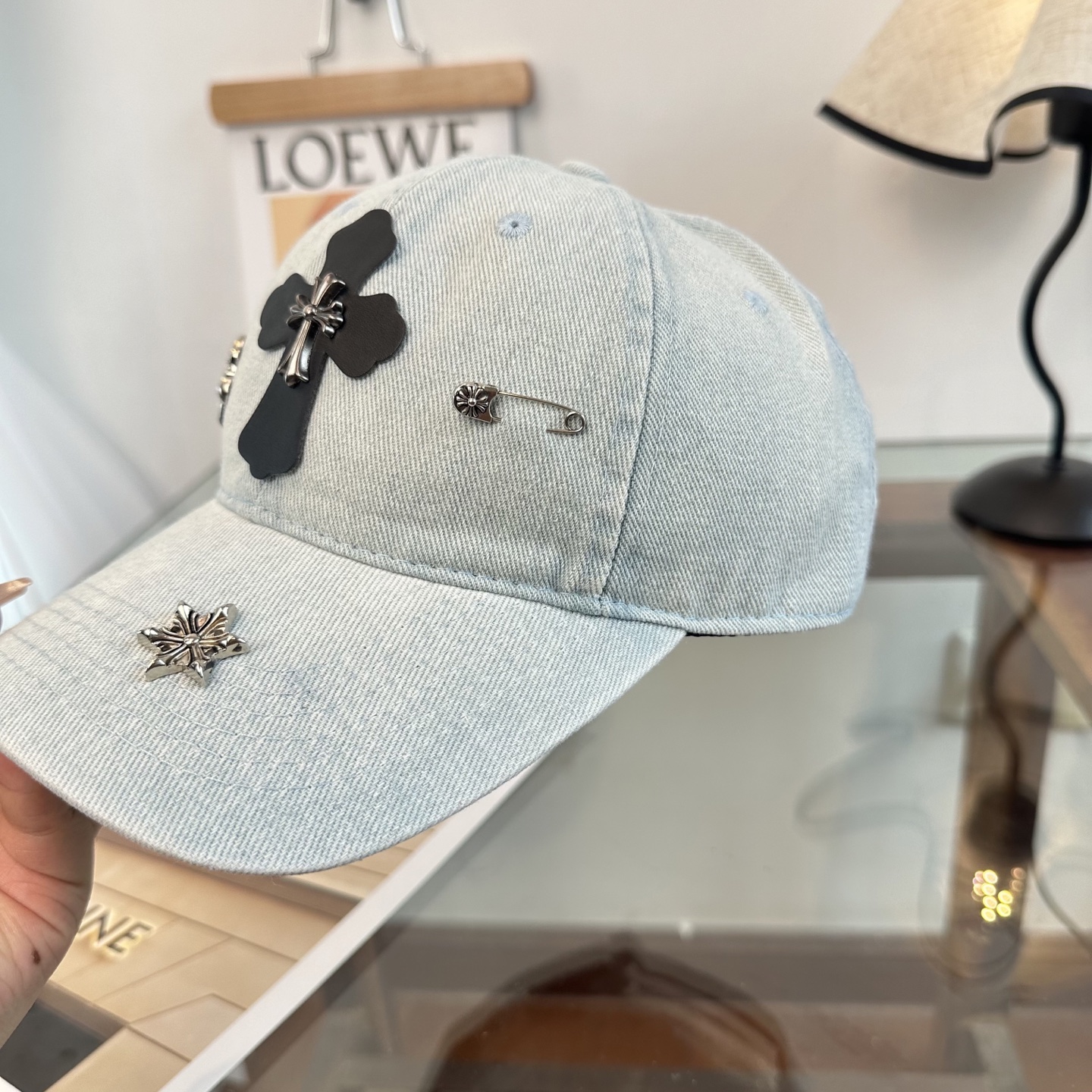 Chrome hearts 克罗心 新款十字架 高品质棒球帽，高端定制版！网红时尚博主同款！墙裂推荐！质