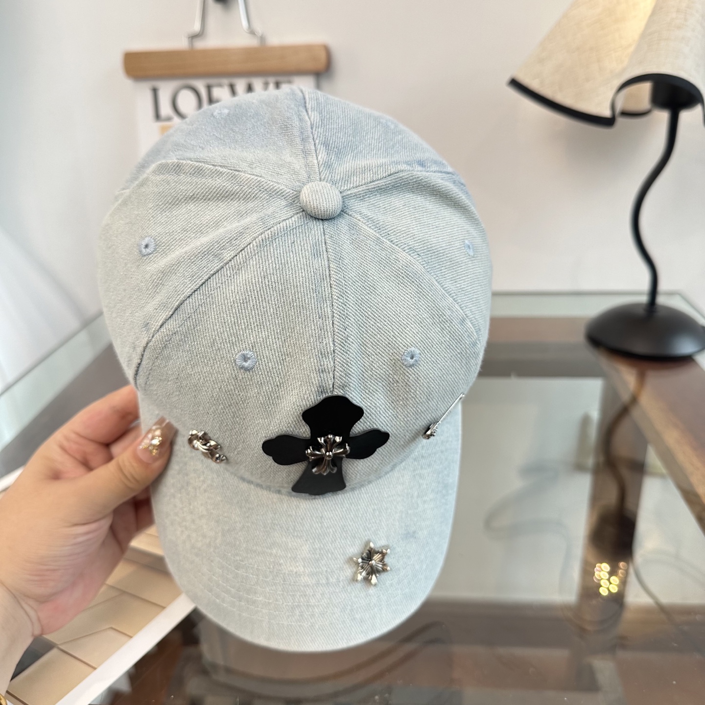Chrome hearts 克罗心 新款十字架 高品质棒球帽，高端定制版！网红时尚博主同款！墙裂推荐！质
