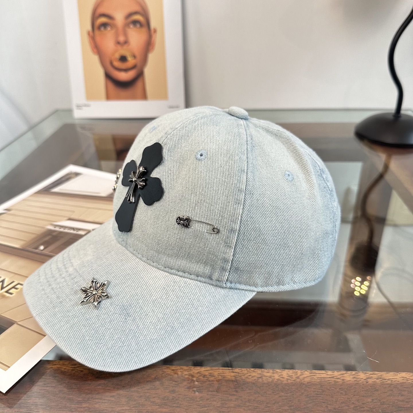 Chrome hearts 克罗心 新款十字架 高品质棒球帽，高端定制版！网红时尚博主同款！墙裂推荐！质