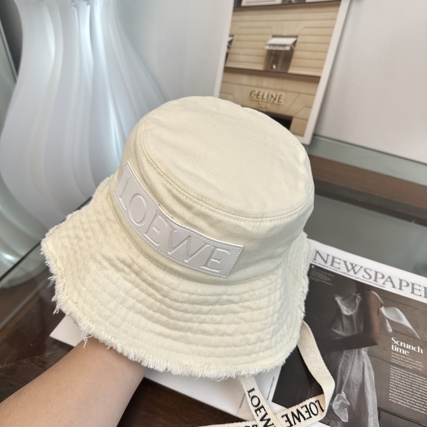 LOEWE罗意威 专柜新品渔夫帽，原单品质，内标齐全，头围57cm