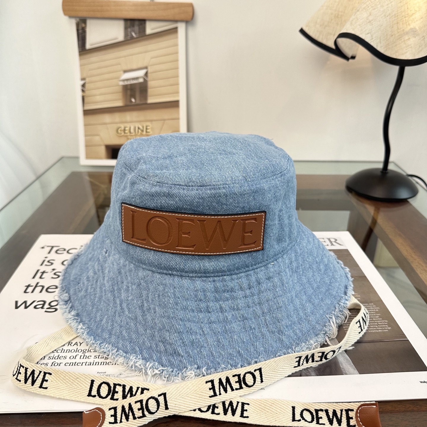 LOEWE罗意威 专柜新品渔夫帽，原单品质，内标齐全，头围57cm