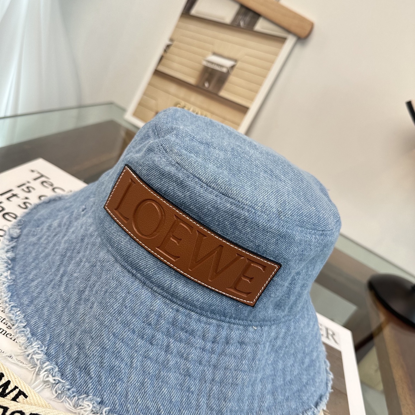 LOEWE罗意威 专柜新品渔夫帽，原单品质，内标齐全，头围57cm