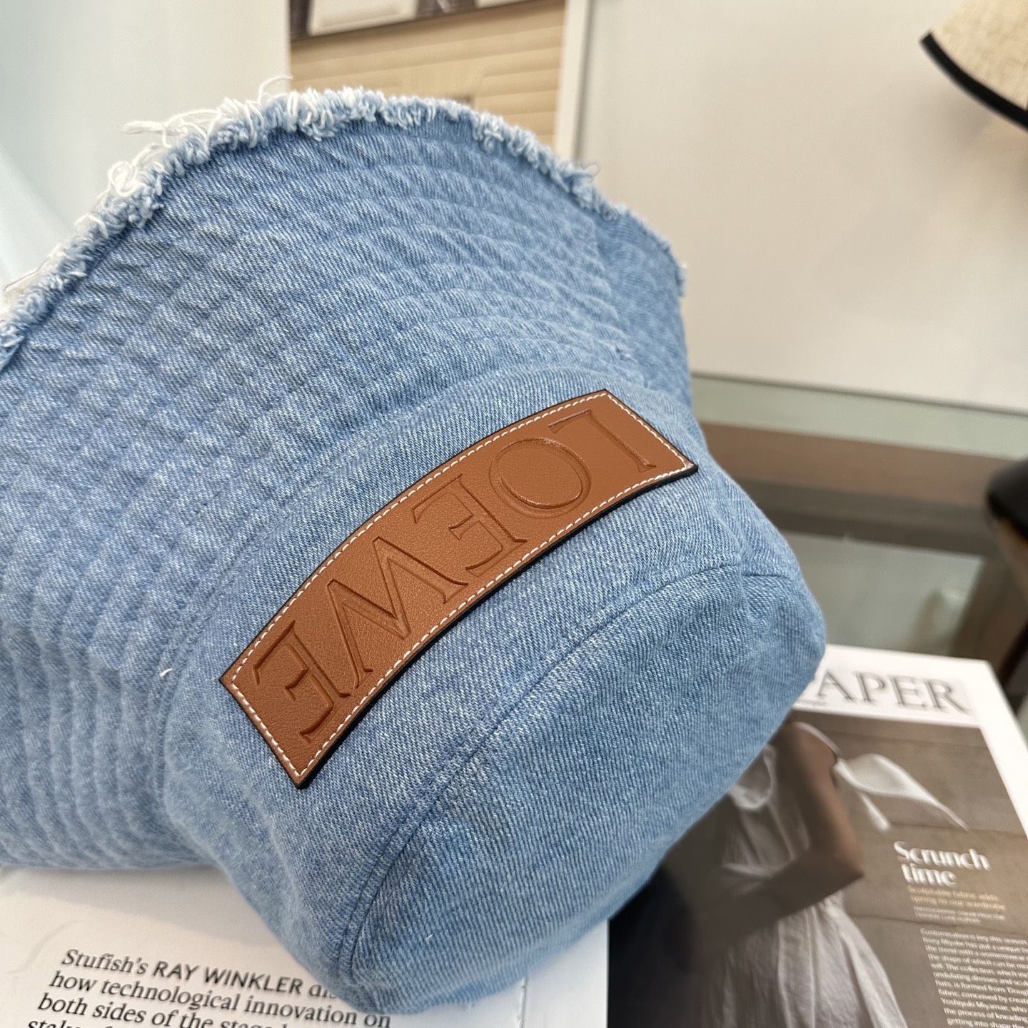 LOEWE罗意威 专柜新品渔夫帽，原单品质，内标齐全，头围57cm