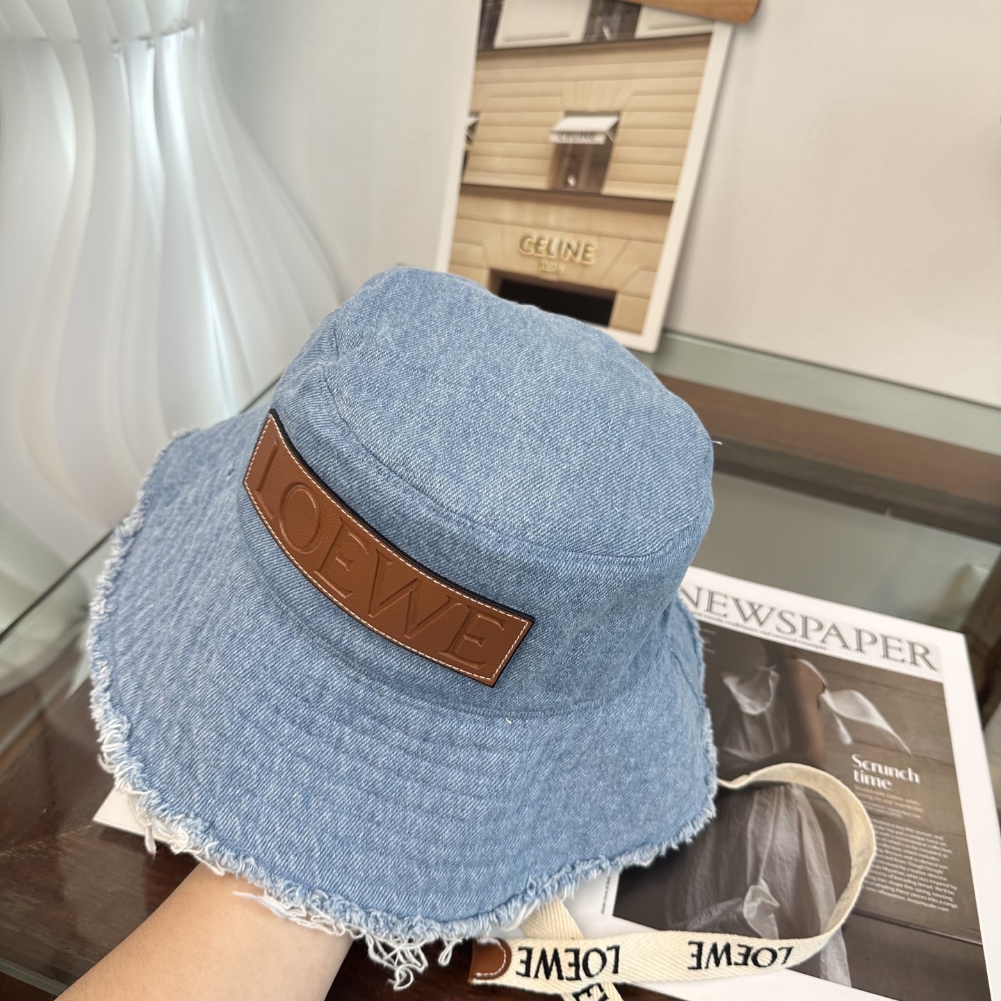 LOEWE罗意威 专柜新品渔夫帽，原单品质，内标齐全，头围57cm