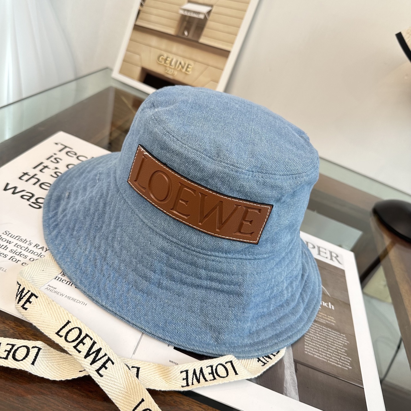 LOEWE罗意威 专柜新品渔夫帽，原单品质，内标齐全，头围57cm
