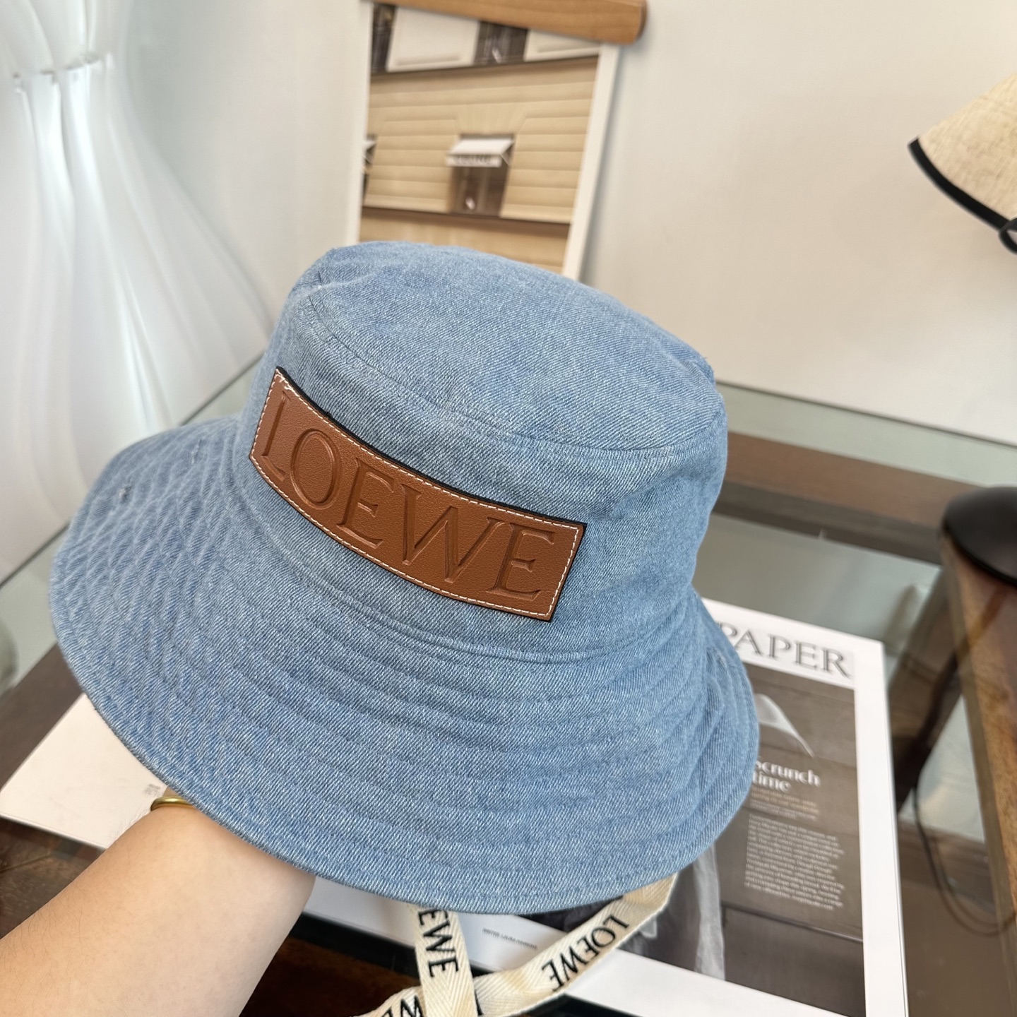 LOEWE罗意威 专柜新品渔夫帽，原单品质，内标齐全，头围57cm