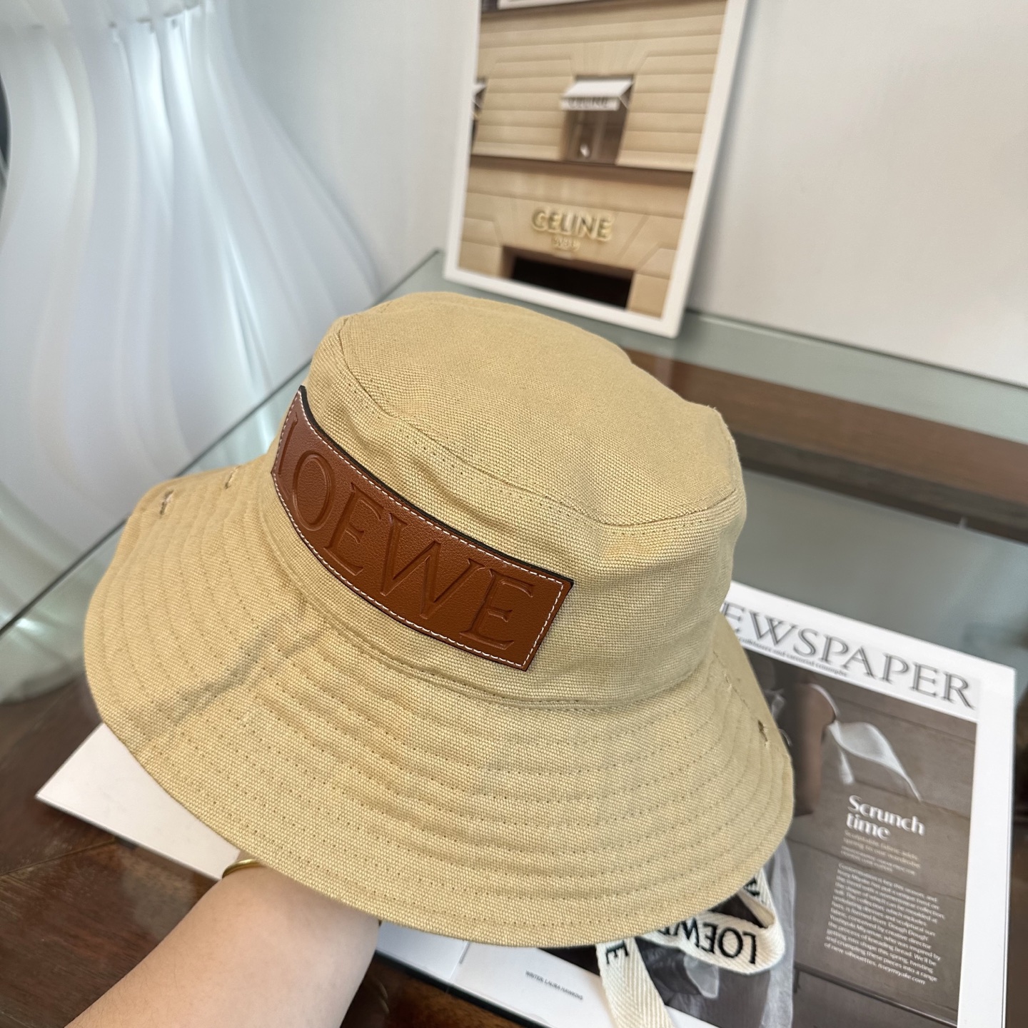 LOEWE罗意威 专柜新品渔夫帽，原单品质，内标齐全，头围57cm