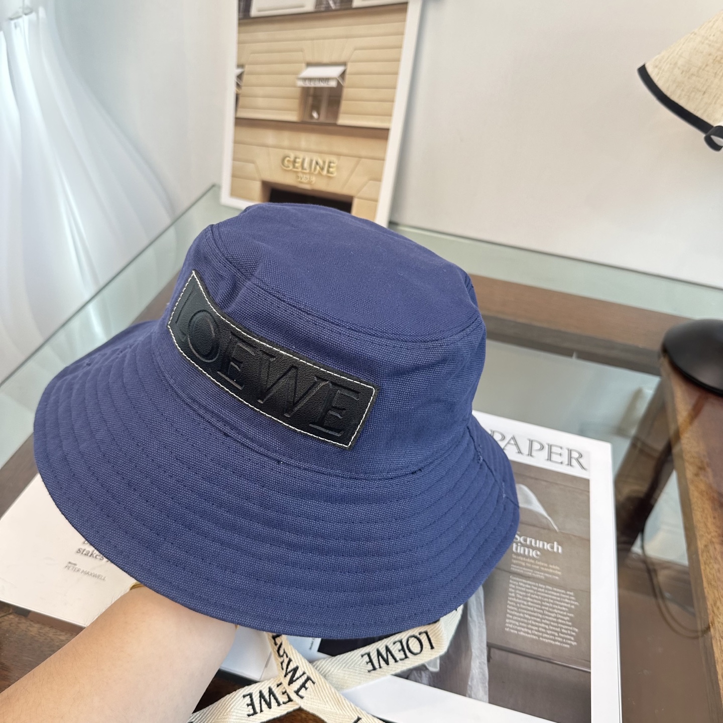 LOEWE罗意威 专柜新品渔夫帽，原单品质，内标齐全，头围57cm