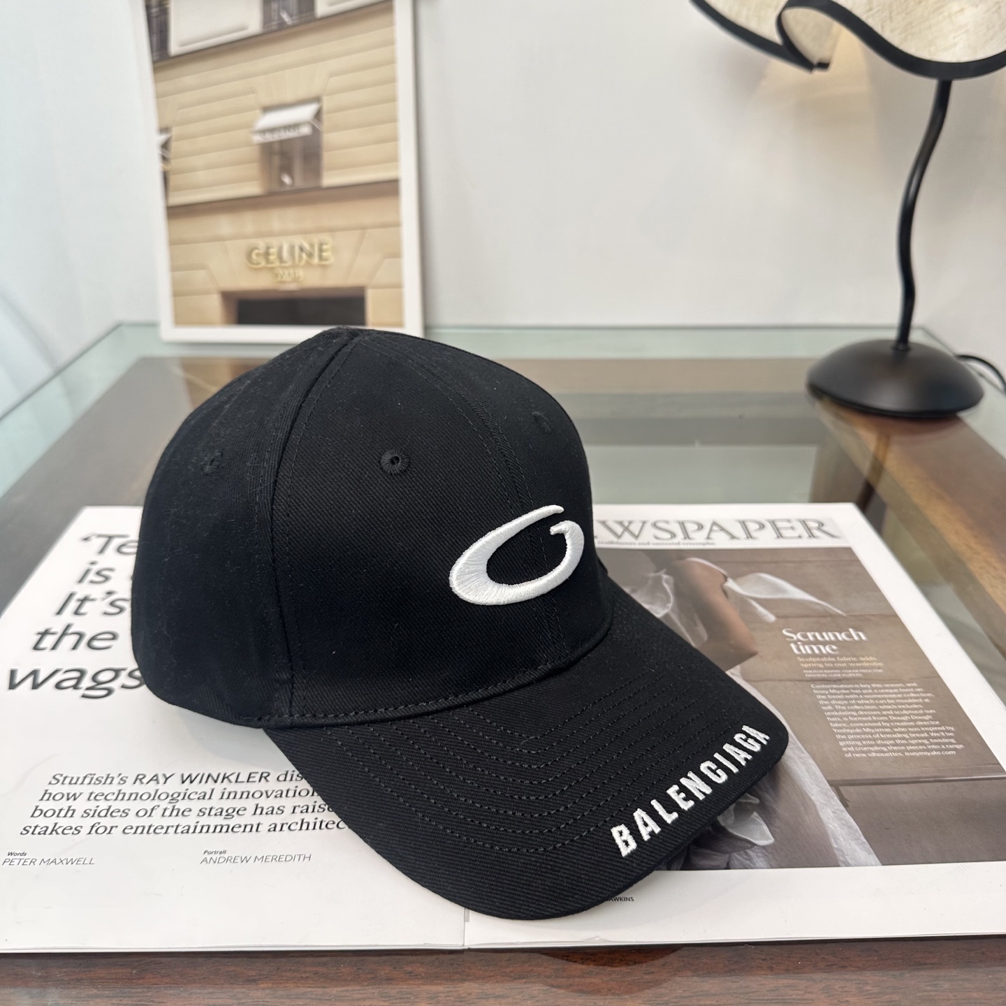 新品Balenciaga 巴黎世家字母新款棒球帽现货秒发🧢简约时尚超级无敌好看的帽子！情侣款！