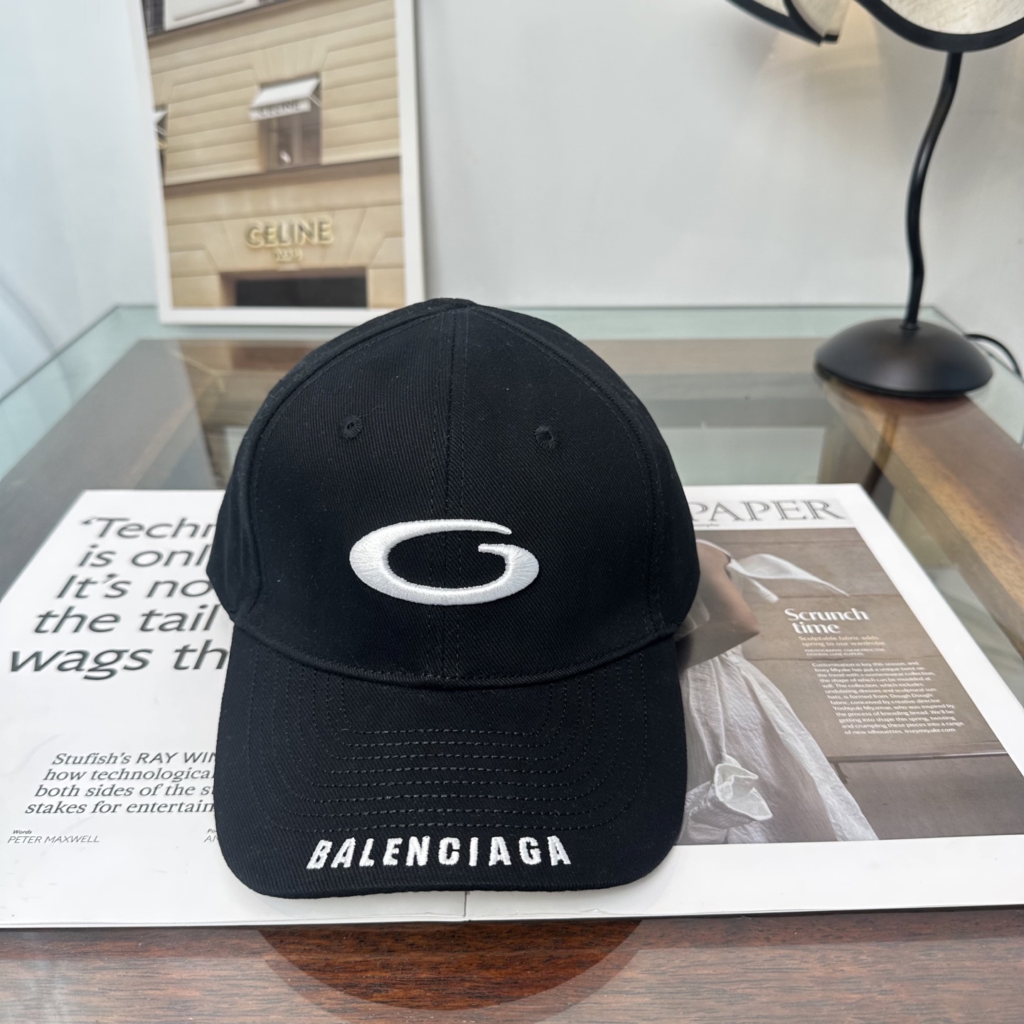 新品Balenciaga 巴黎世家字母新款棒球帽现货秒发🧢简约时尚超级无敌好看的帽子！情侣款！
