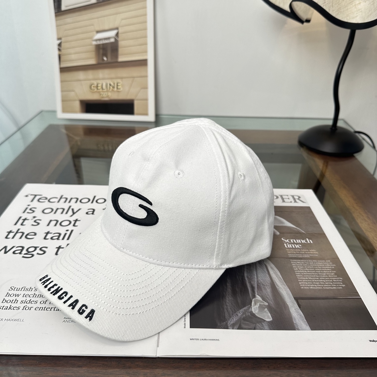 新品Balenciaga 巴黎世家字母新款棒球帽现货秒发🧢简约时尚超级无敌好看的帽子！情侣款！