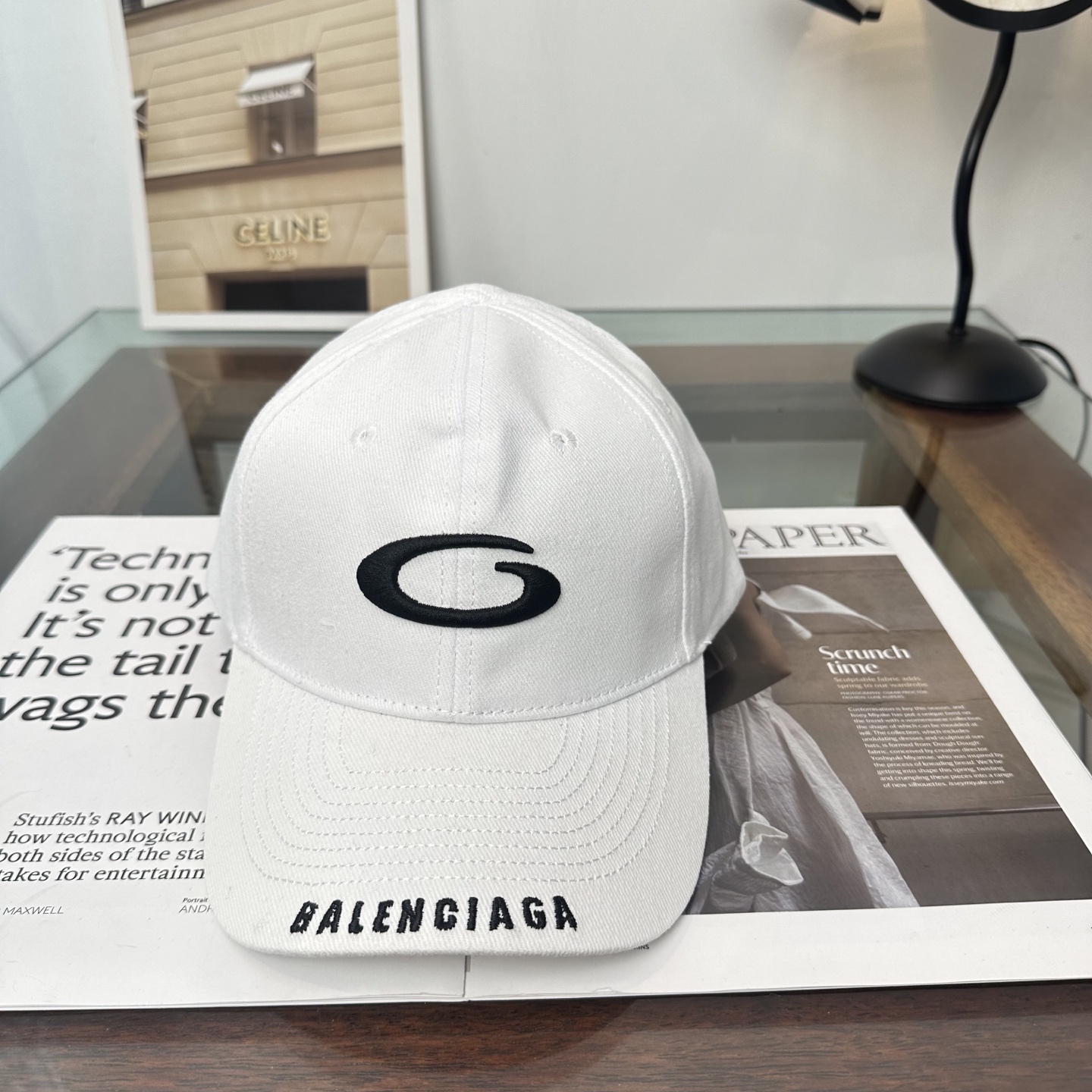 新品Balenciaga 巴黎世家字母新款棒球帽现货秒发🧢简约时尚超级无敌好看的帽子！情侣款！