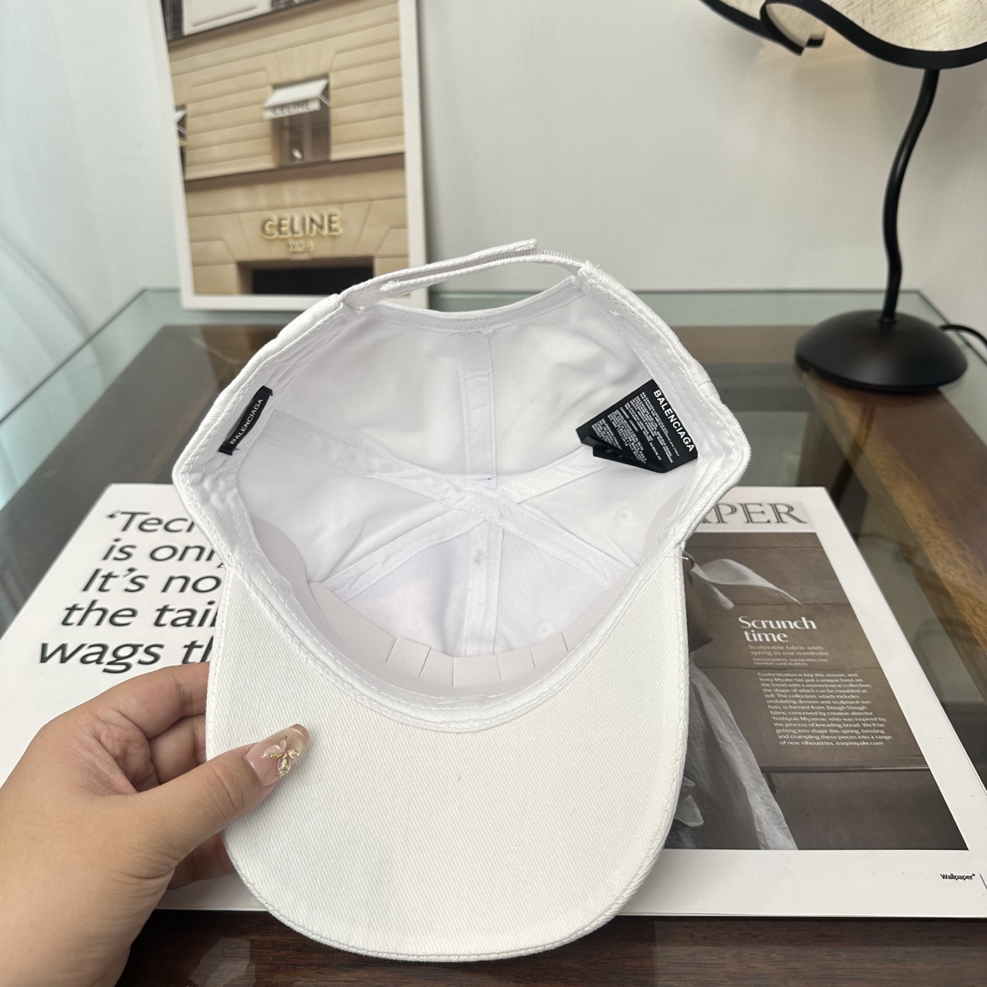 新品Balenciaga 巴黎世家字母新款棒球帽现货秒发🧢简约时尚超级无敌好看的帽子！情侣款！