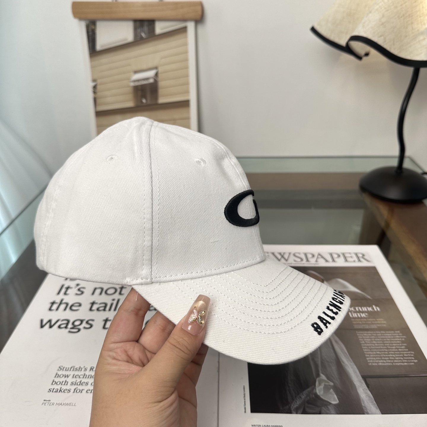 新品Balenciaga 巴黎世家字母新款棒球帽现货秒发🧢简约时尚超级无敌好看的帽子！情侣款！