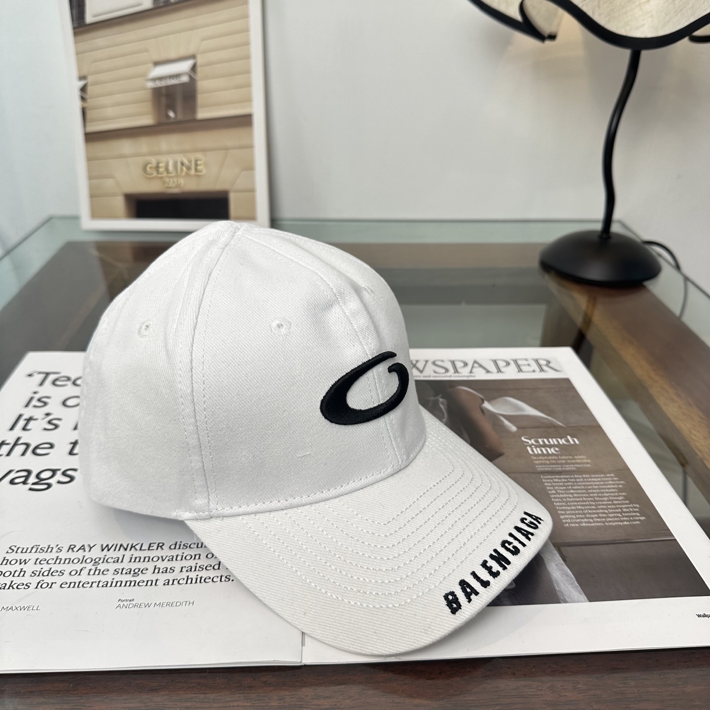 新品Balenciaga 巴黎世家字母新款棒球帽现货秒发🧢简约时尚超级无敌好看的帽子！情侣款！