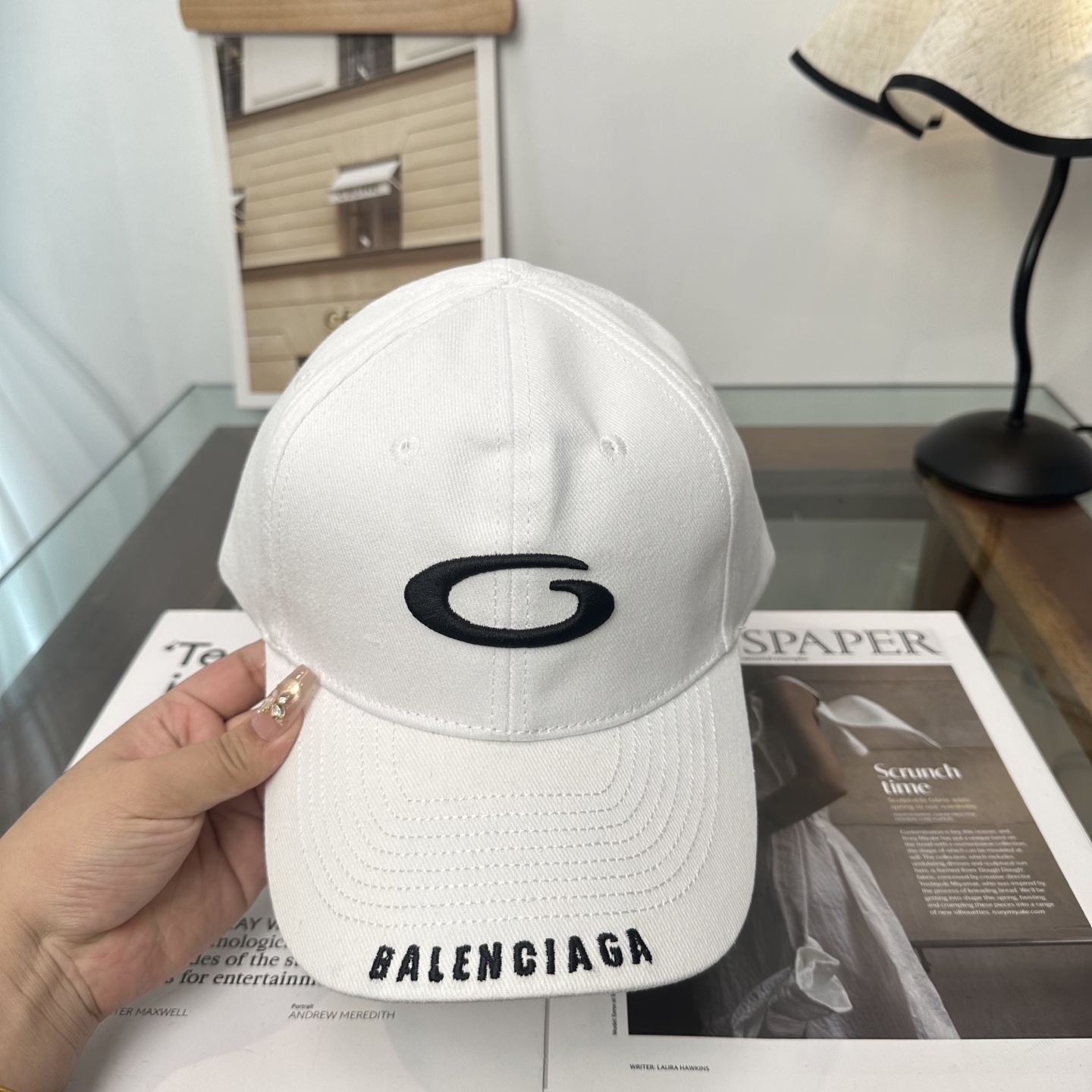 新品Balenciaga 巴黎世家字母新款棒球帽现货秒发🧢简约时尚超级无敌好看的帽子！情侣款！
