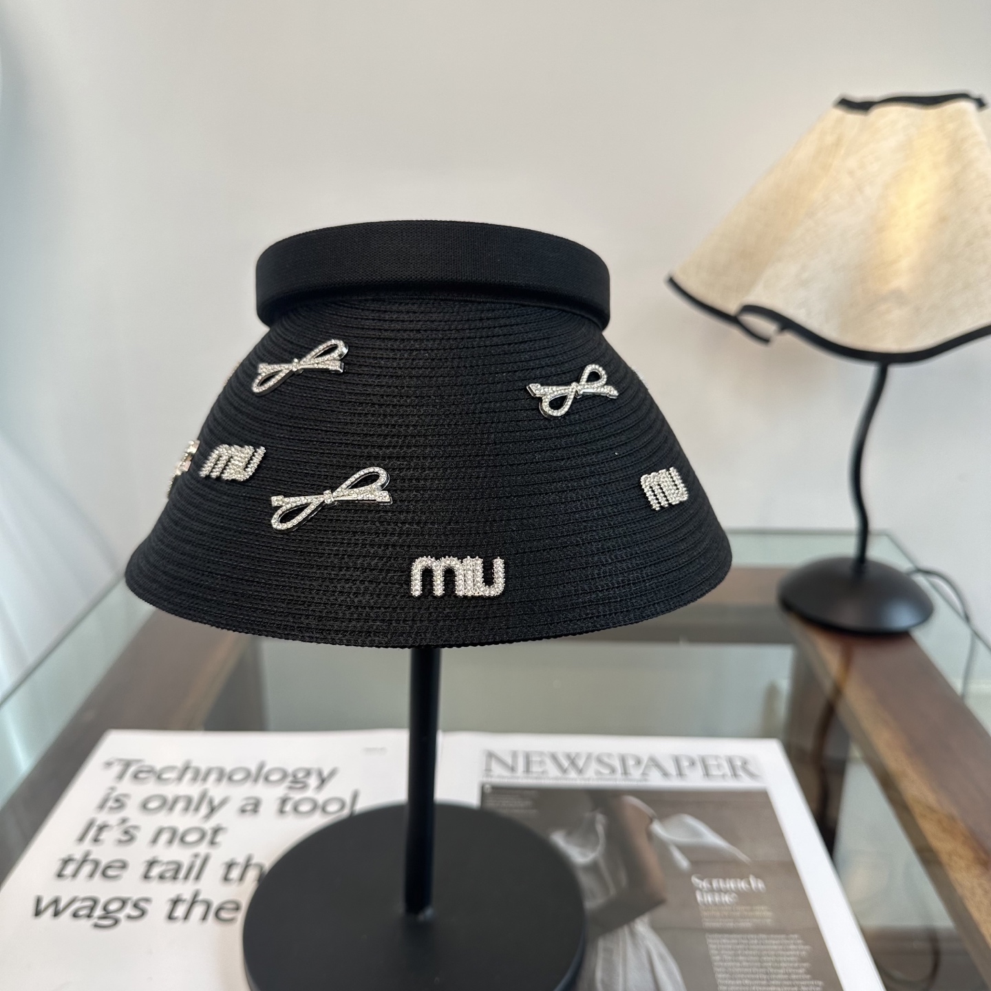 miumiu缪缪2026春夏新款空顶帽，超甜超乖的小空顶🔝，细节和质感都拿捏得很完美！缤纷整个夏天