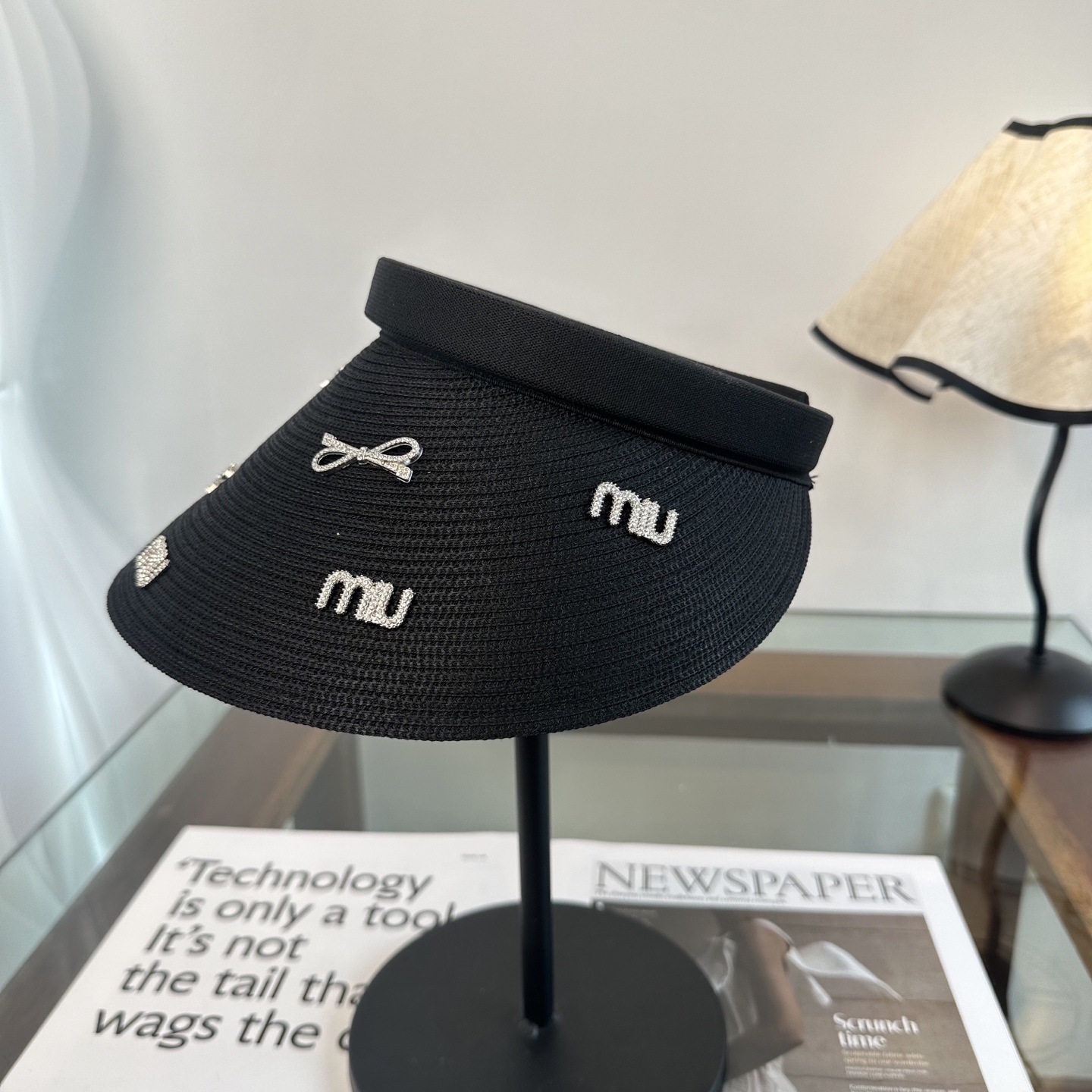 miumiu缪缪2026春夏新款空顶帽，超甜超乖的小空顶🔝，细节和质感都拿捏得很完美！缤纷整个夏天
