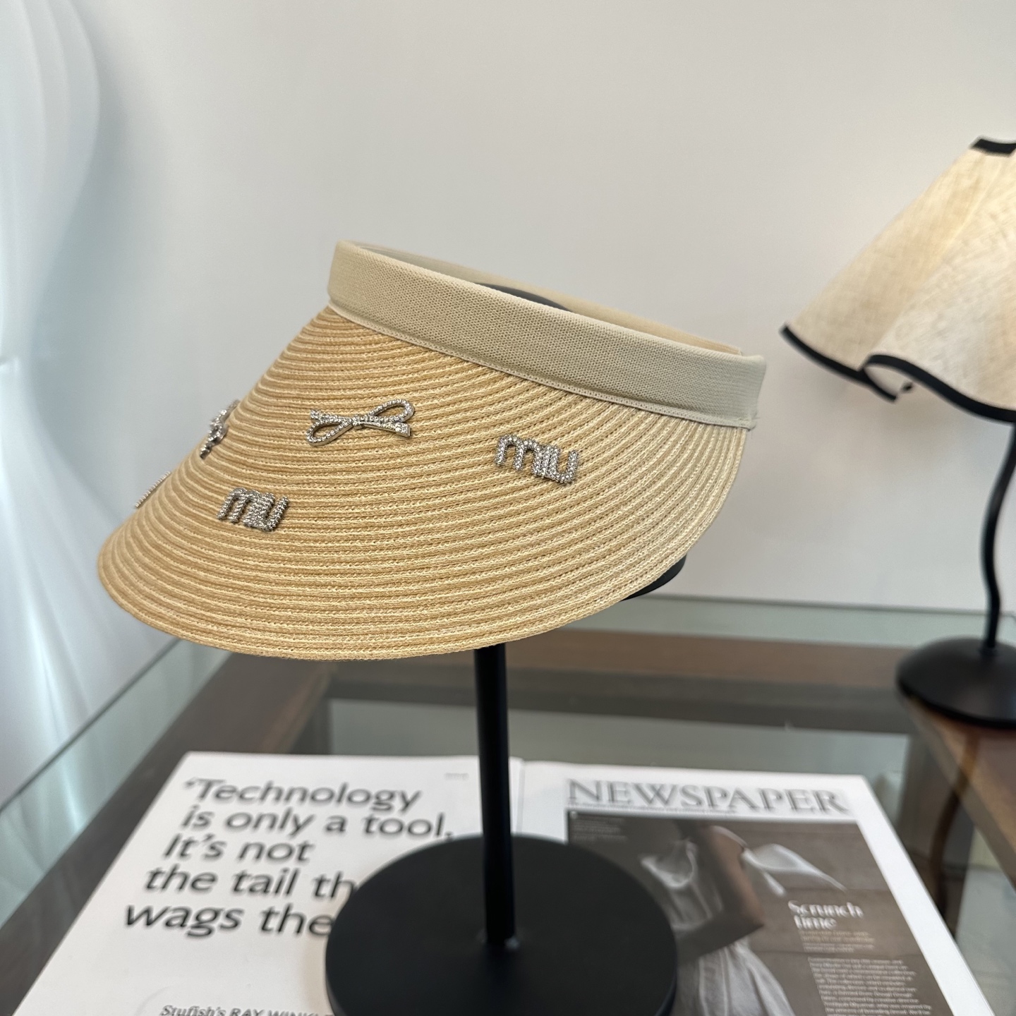 miumiu缪缪2026春夏新款空顶帽，超甜超乖的小空顶🔝，细节和质感都拿捏得很完美！缤纷整个夏天