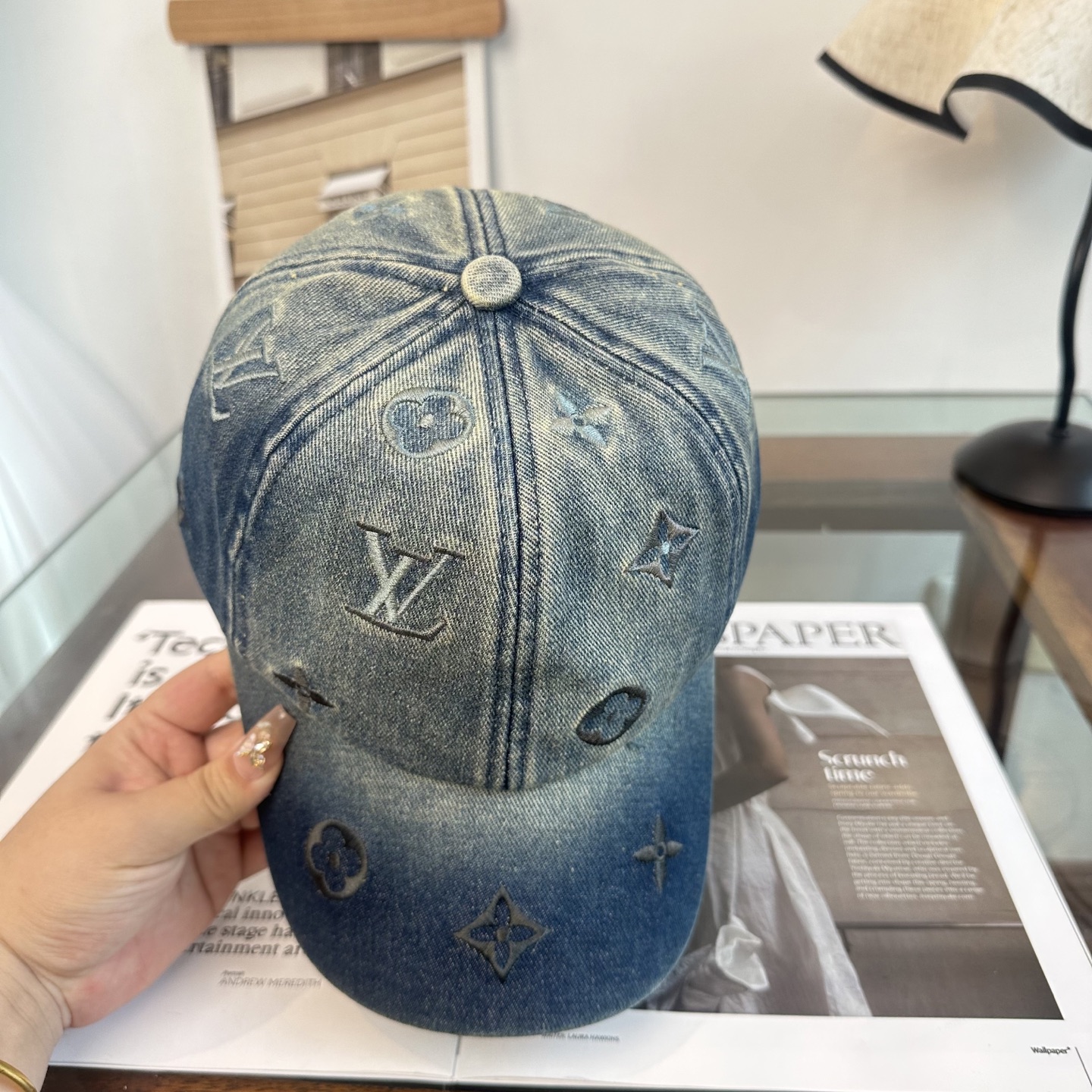 Louis Vuitton LouisVuitton 新款LV棒球帽，重工打造 高端 ，百搭款