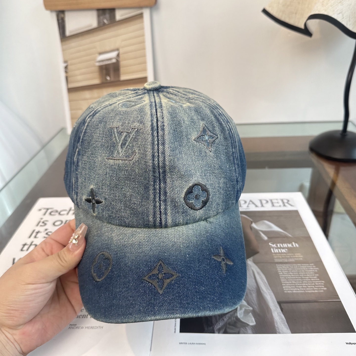 Louis Vuitton LouisVuitton 新款LV棒球帽，重工打造 高端 ，百搭款