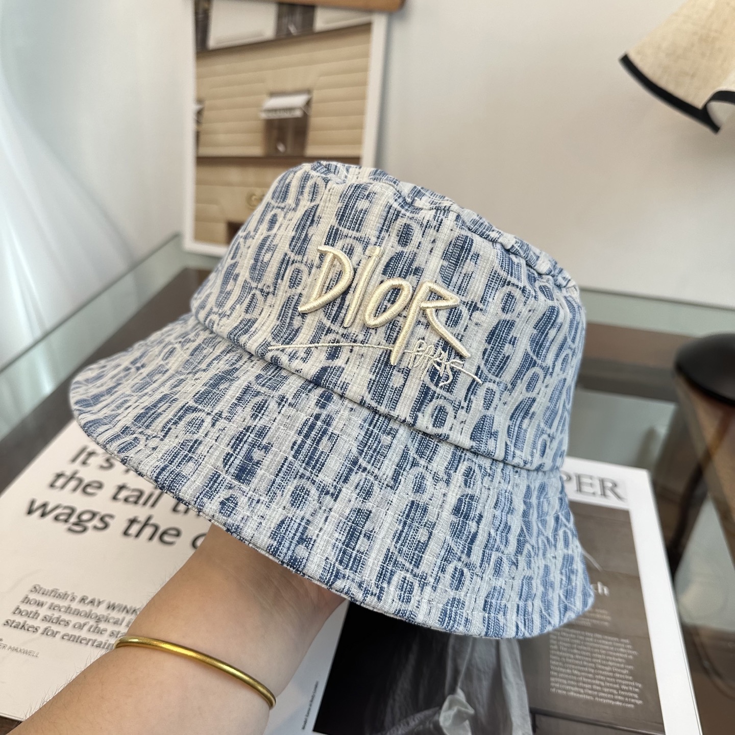 Dior DIOR 迪奥 2026新款可遮阳帽女透气渔夫帽