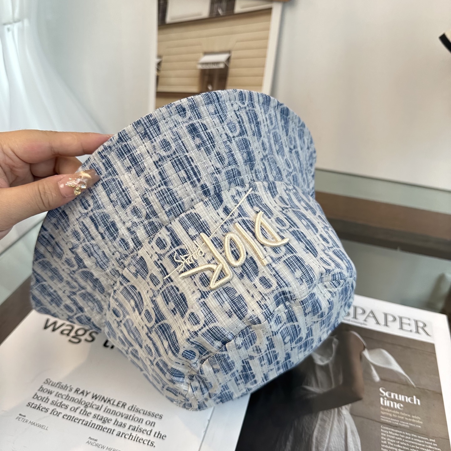 Dior DIOR 迪奥 2026新款可遮阳帽女透气渔夫帽
