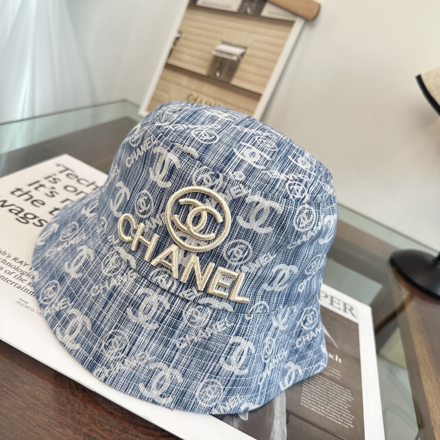 CHANEL香奈儿 2026新款可遮阳帽女透气渔夫帽度假旅游拍照时尚搭子