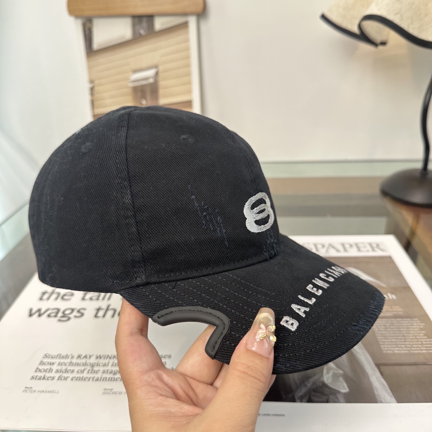 Balenciaga 新品Balenciaga 巴黎世家字母新款棒球帽