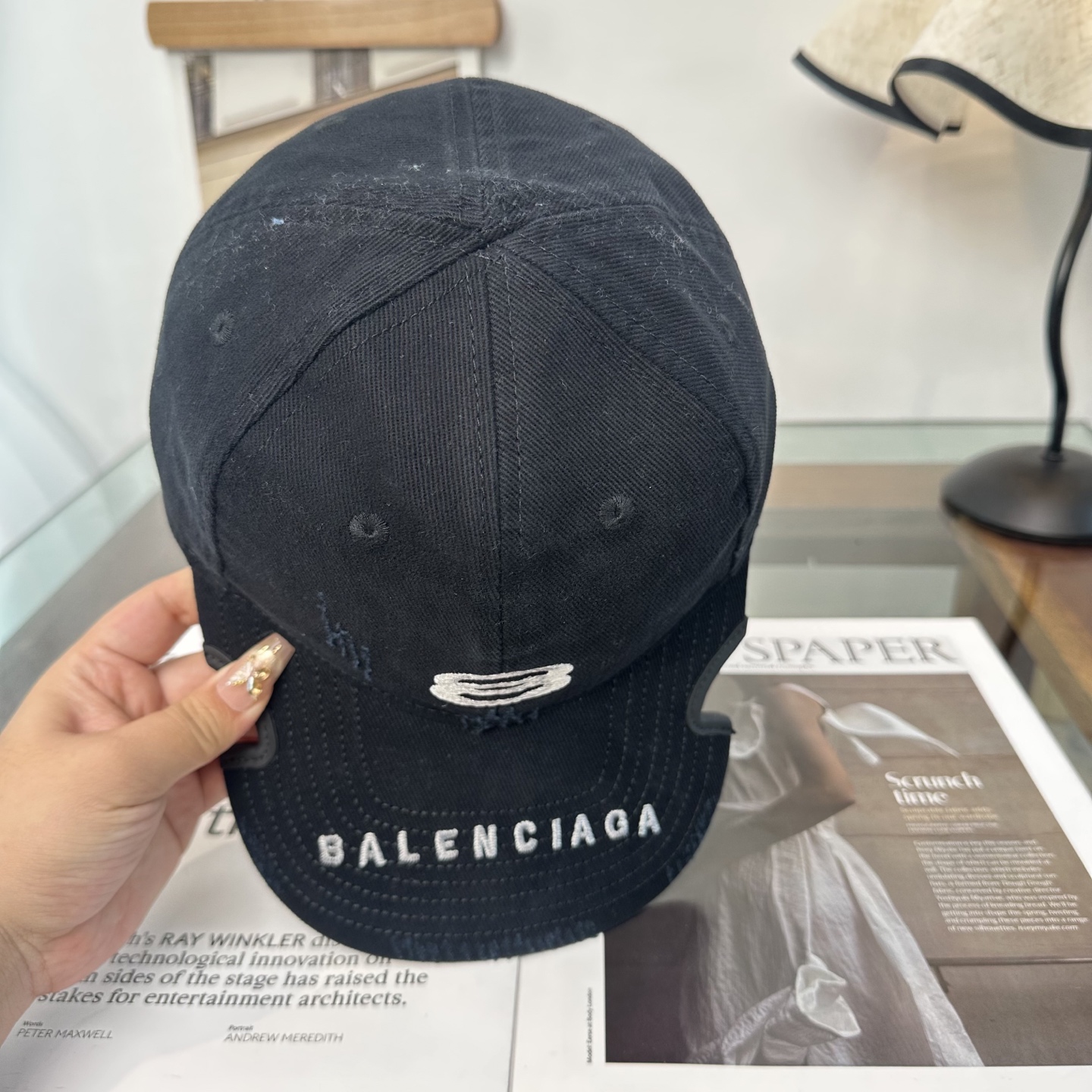 Balenciaga 新品Balenciaga 巴黎世家字母新款棒球帽