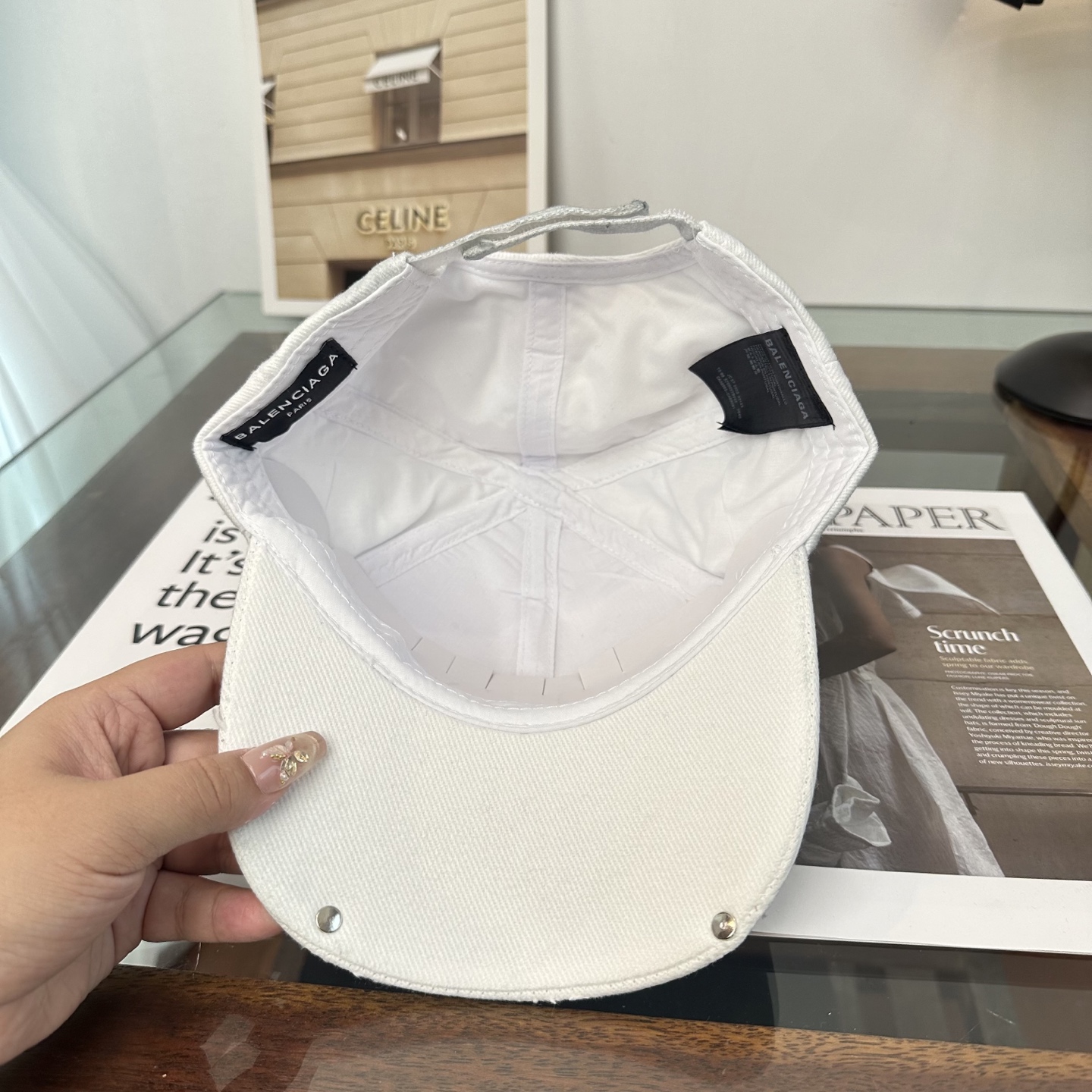 新品Balenciaga 巴黎世家字母新款棒球帽现货秒发🧢简约时尚超级无敌好看的帽子！情侣款！