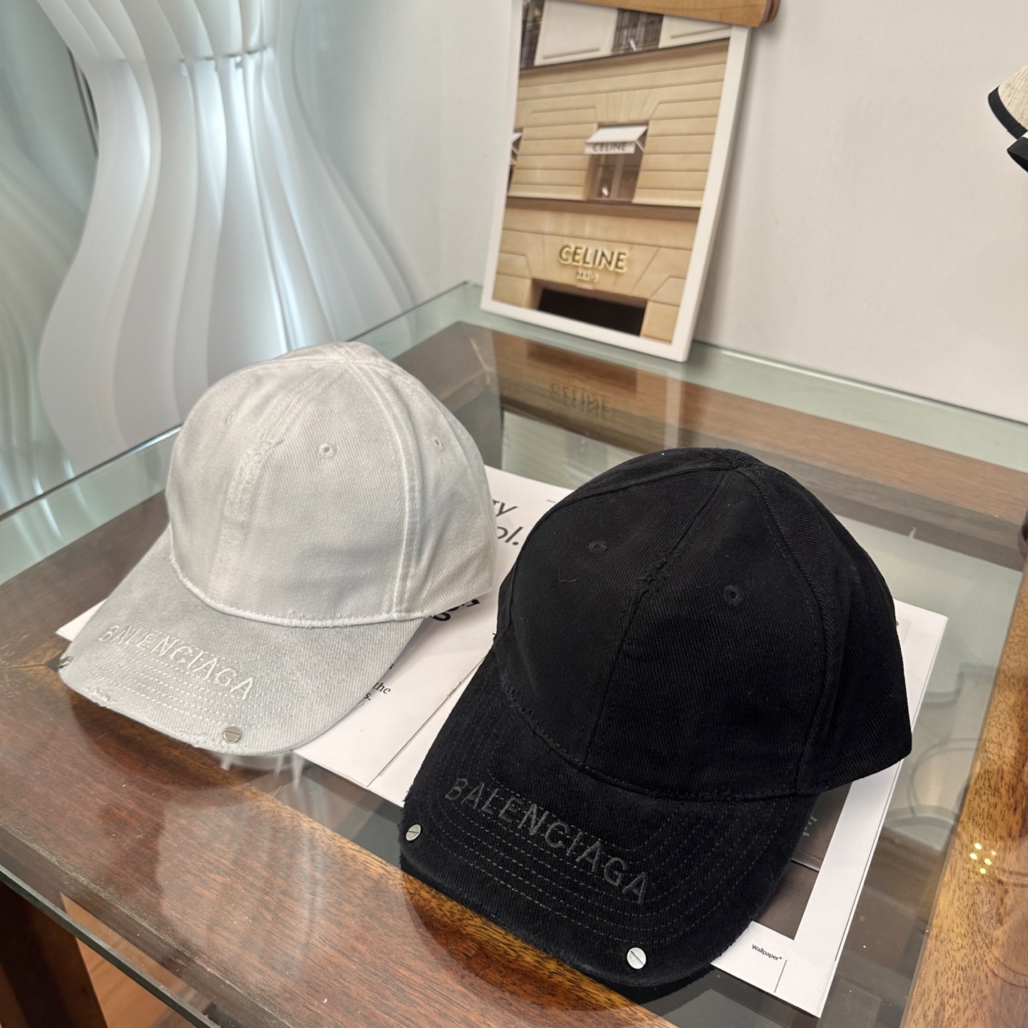 Balenciaga 新品Balenciaga 巴黎世家字母新款棒球帽