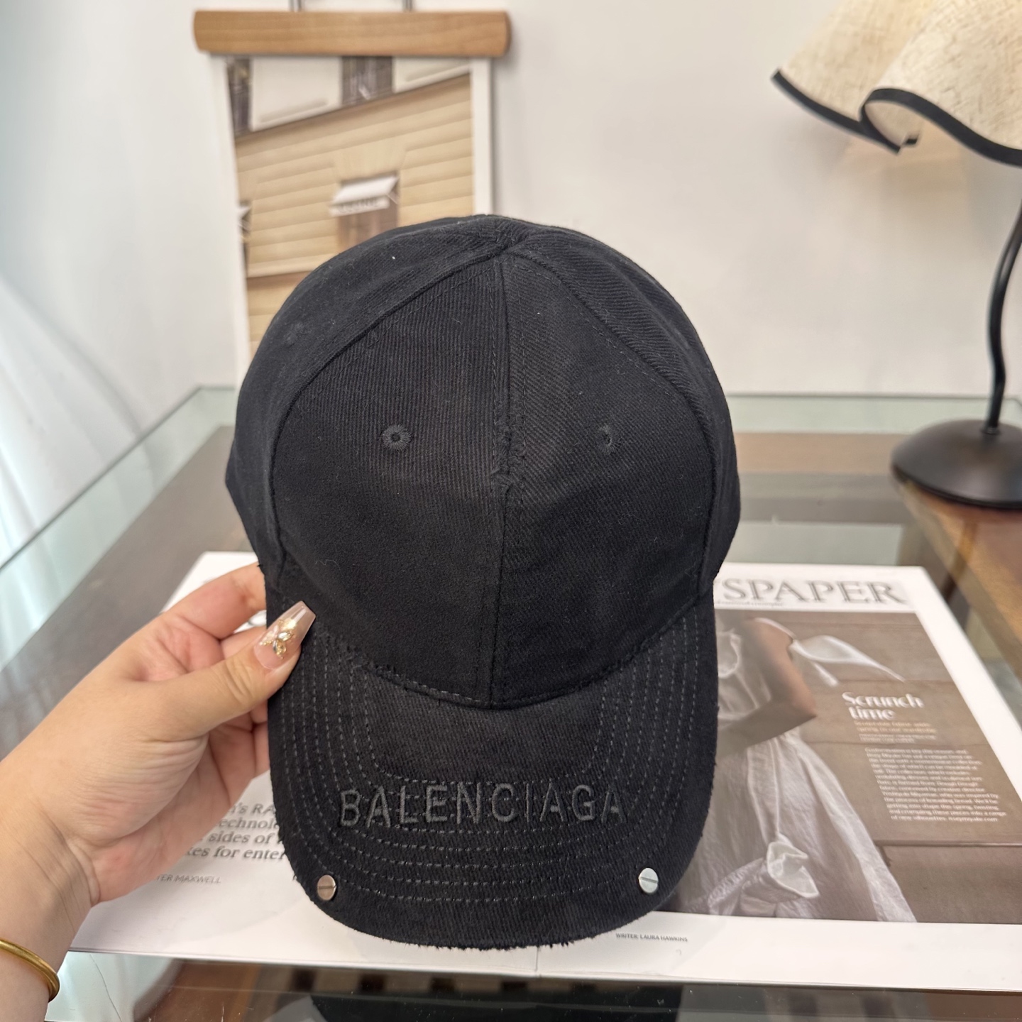 新品Balenciaga 巴黎世家字母新款棒球帽现货秒发🧢简约时尚超级无敌好看的帽子！情侣款！