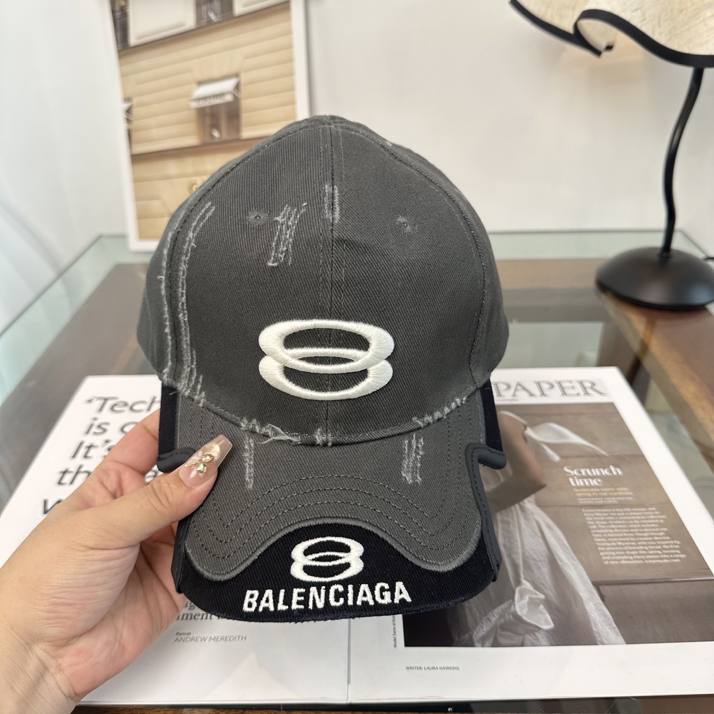 Balenciaga 新品Balenciaga 巴黎世家字母新款棒球帽