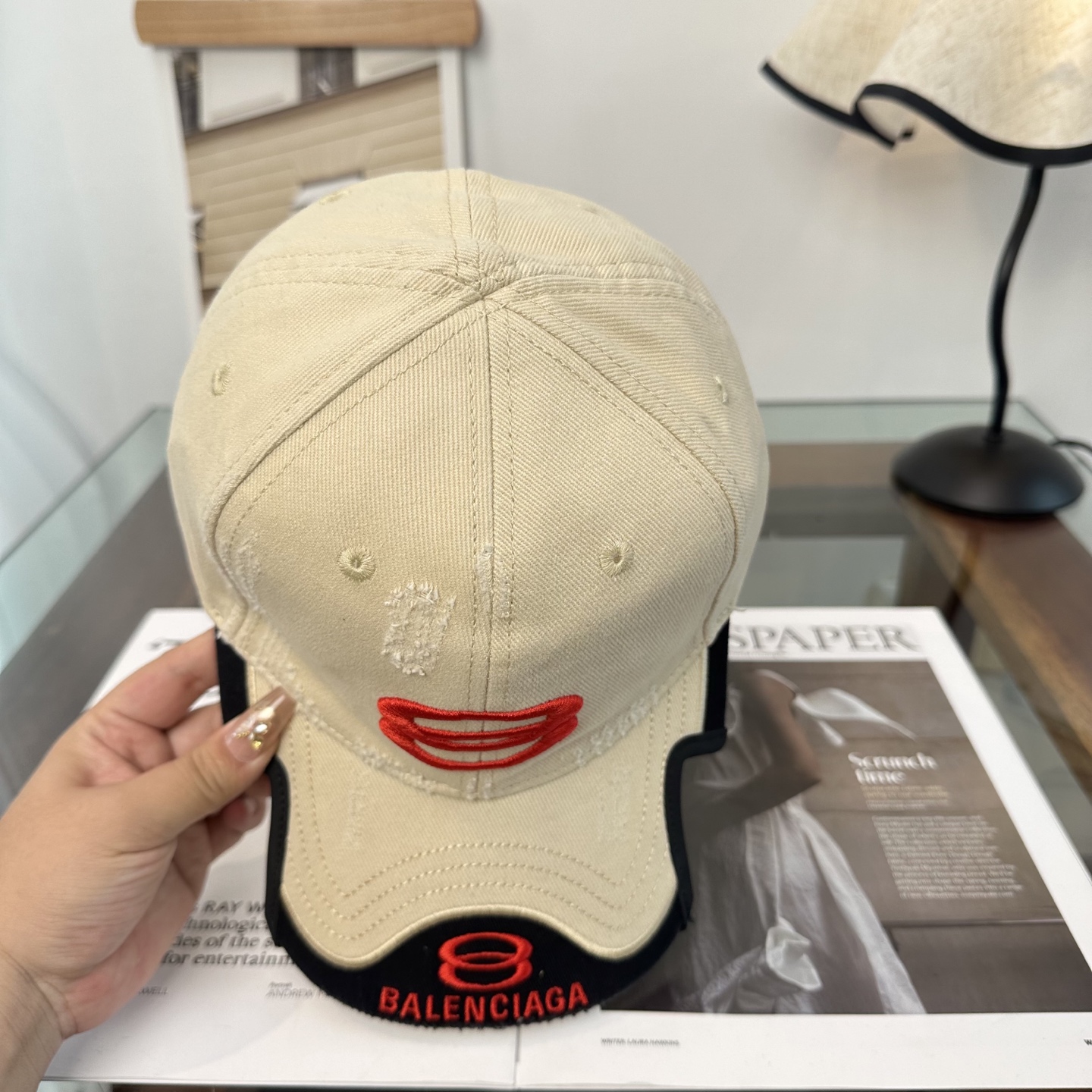 Balenciaga 新品Balenciaga 巴黎世家字母新款棒球帽