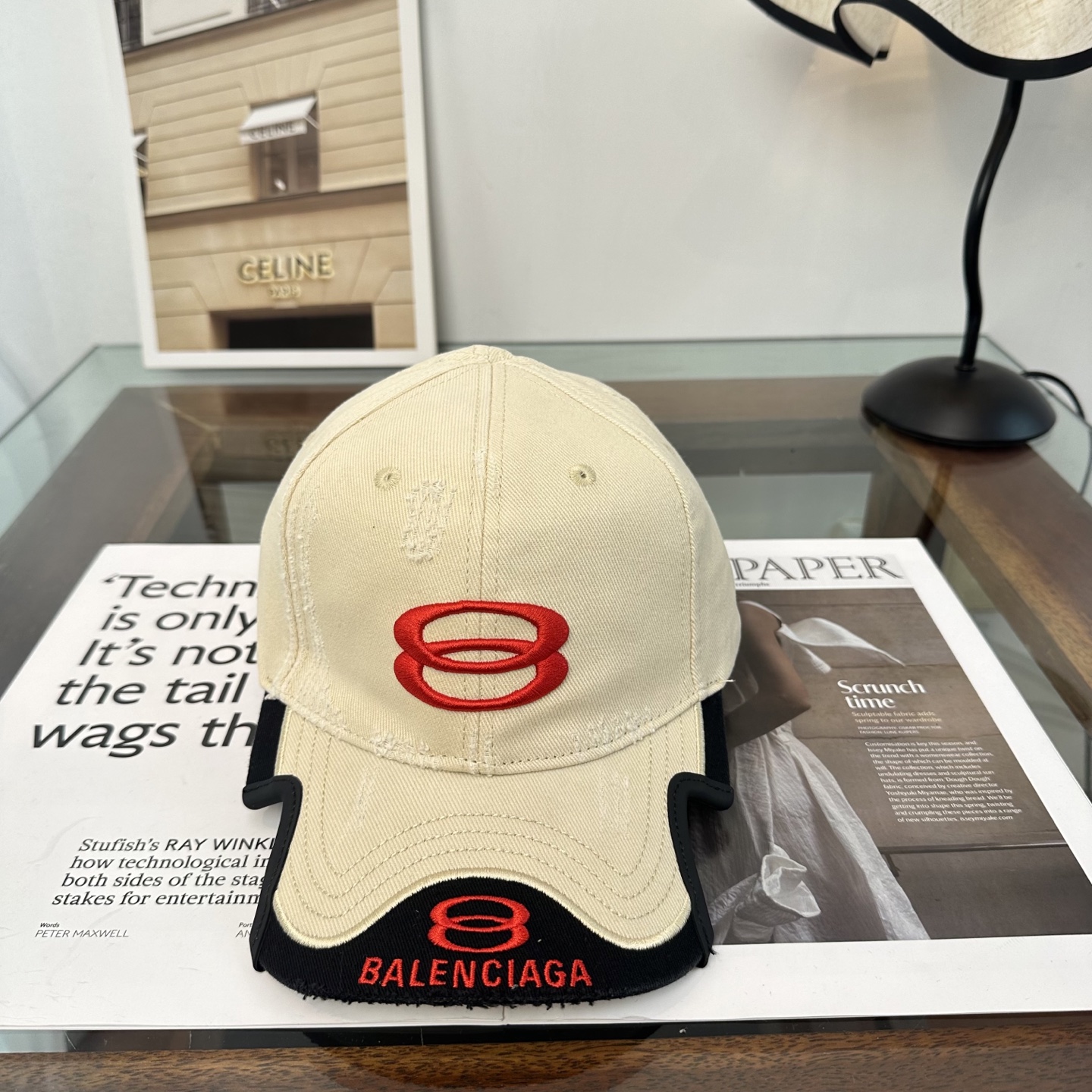 Balenciaga 新品Balenciaga 巴黎世家字母新款棒球帽