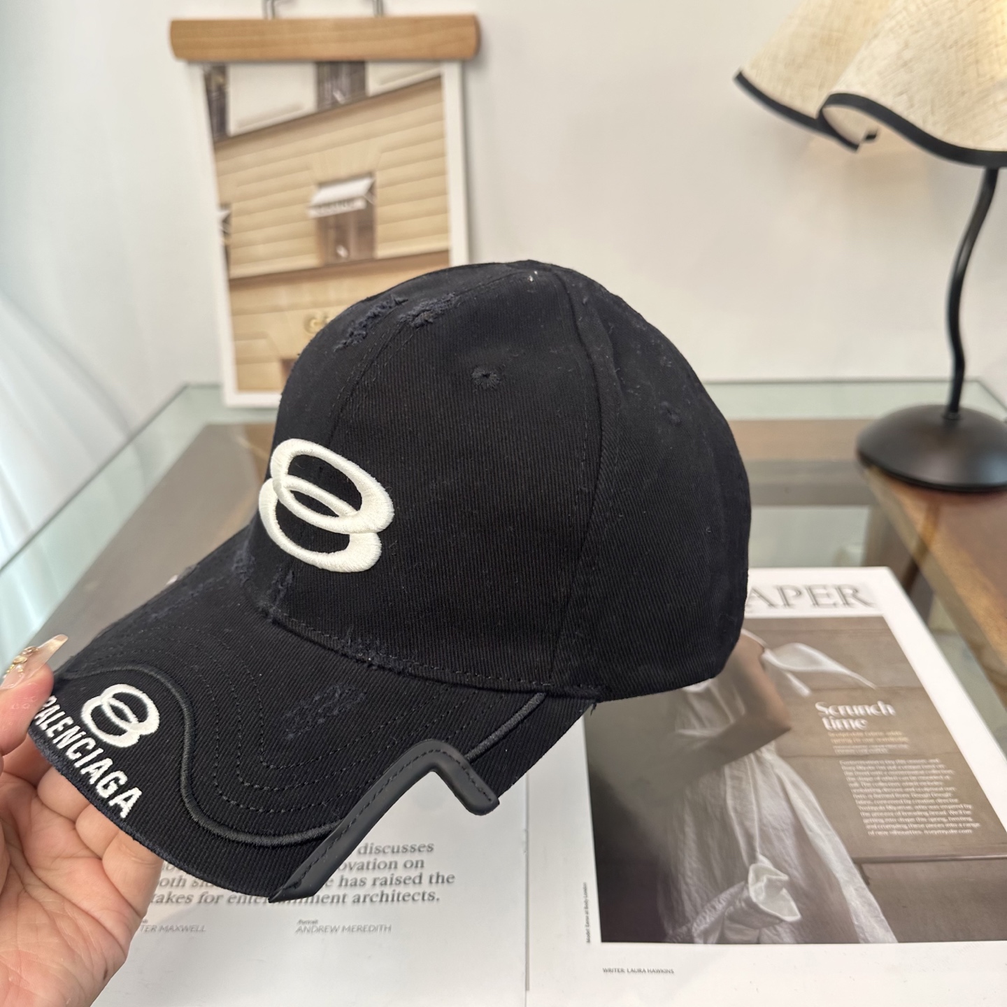 新品Balenciaga 巴黎世家字母新款棒球帽现货秒发🧢简约时尚超级无敌好看的帽子！情侣款！