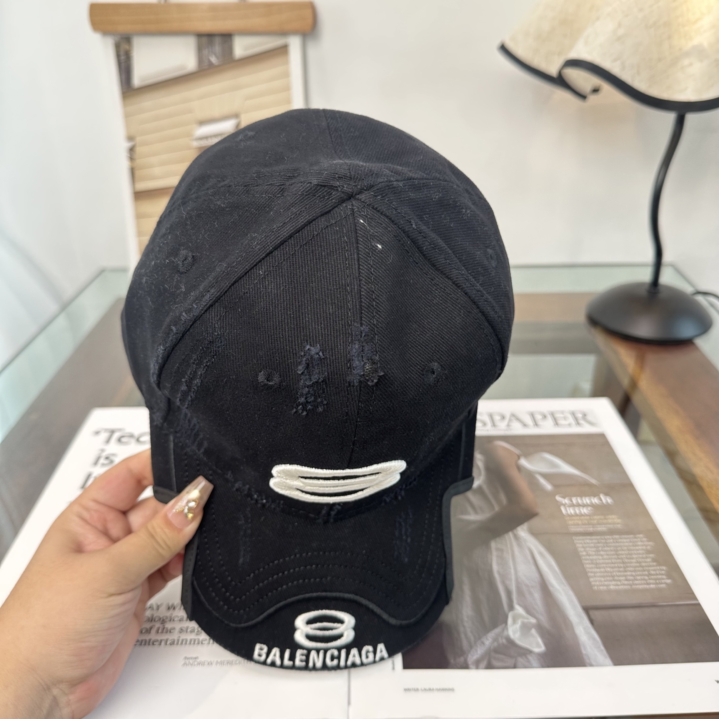 Balenciaga 新品Balenciaga 巴黎世家字母新款棒球帽