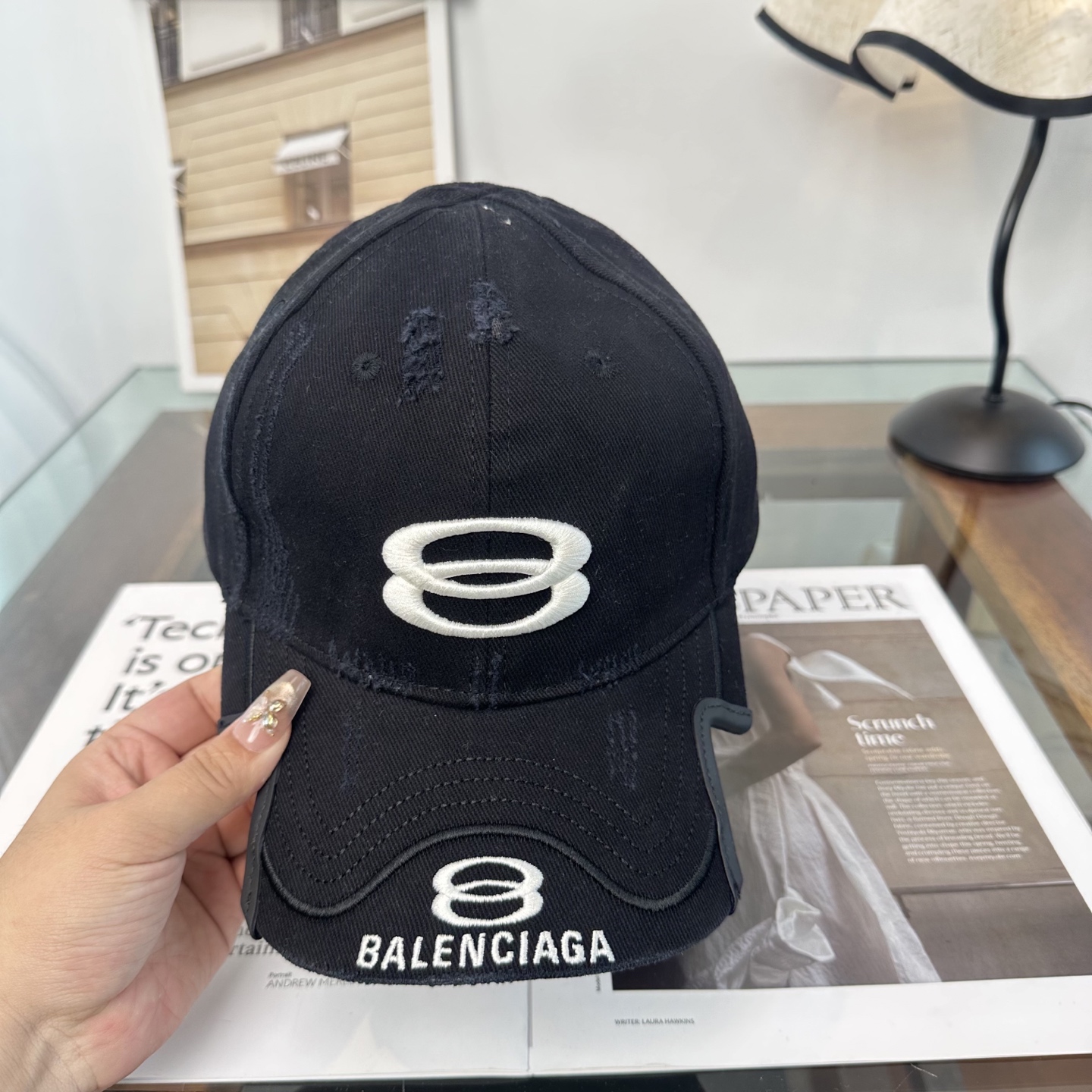 Balenciaga 新品Balenciaga 巴黎世家字母新款棒球帽